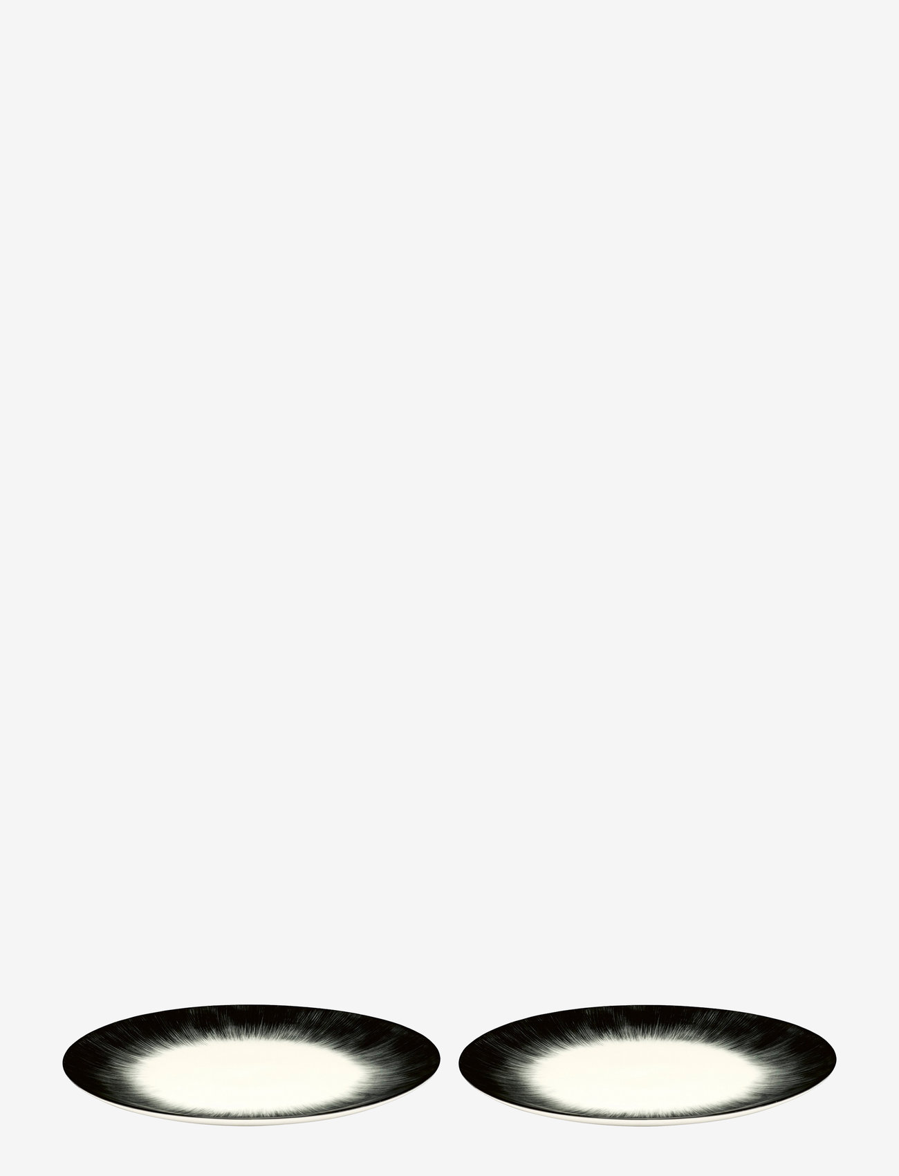 Serax - PLATE DÉ SET/2 - nach preis einkaufen - off-white/black - 0