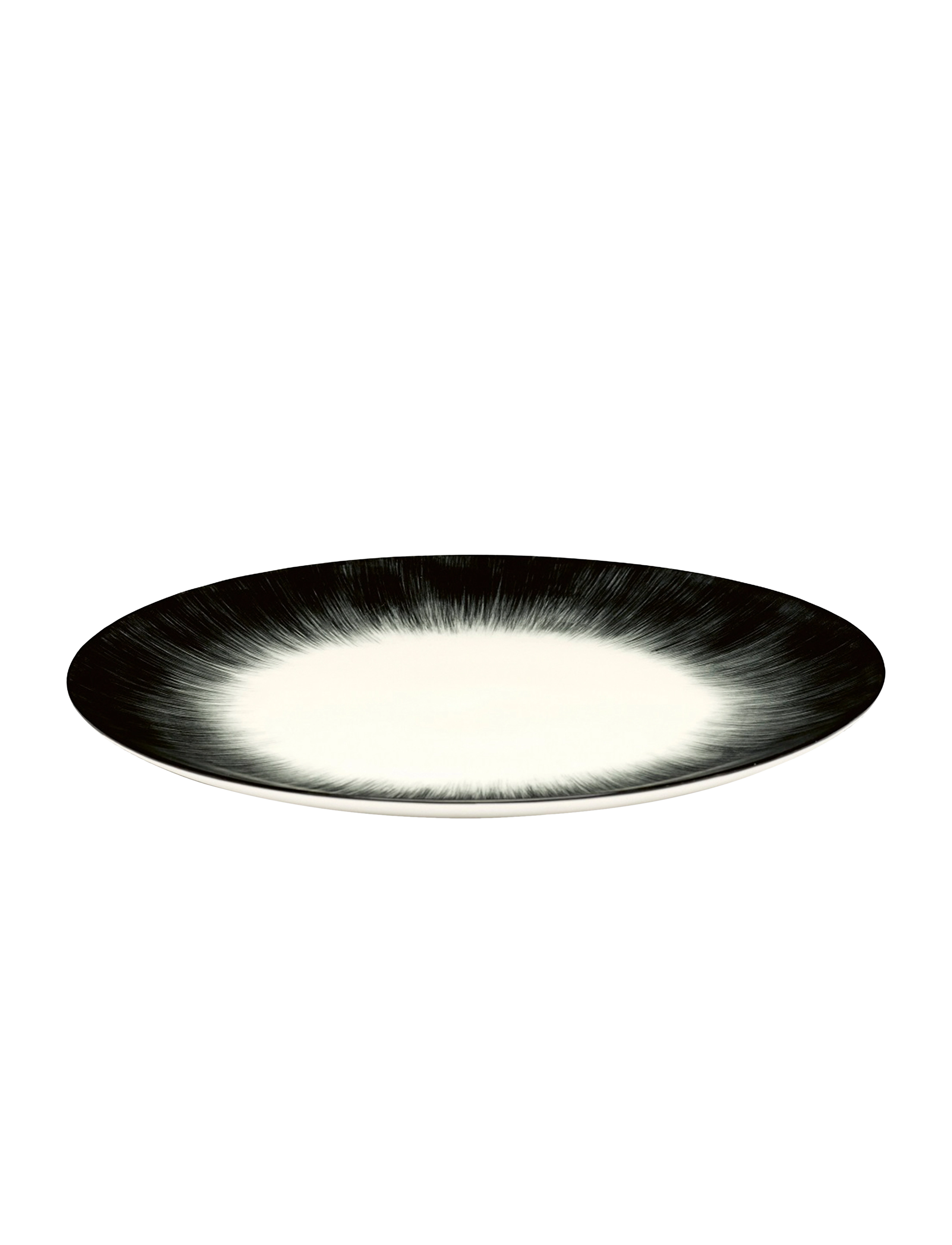 Serax - PLATE DÉ SET/2 - mattallrikar - off-white/black - 1