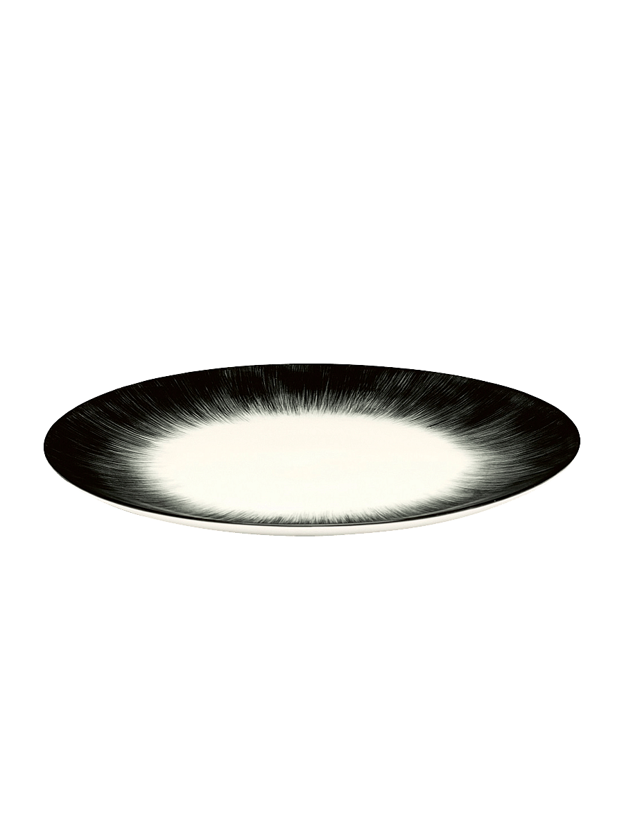 Serax - PLATE DÉ SET/2 - speiseteller - off-white/black - 1