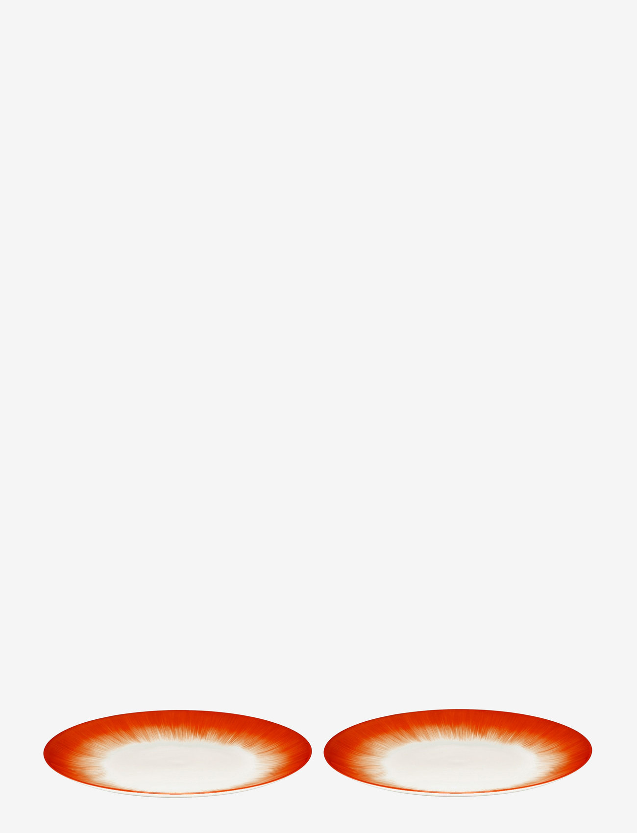 Serax - PLATE DÉ SET/2 - nach preis einkaufen - off-white/red - 0