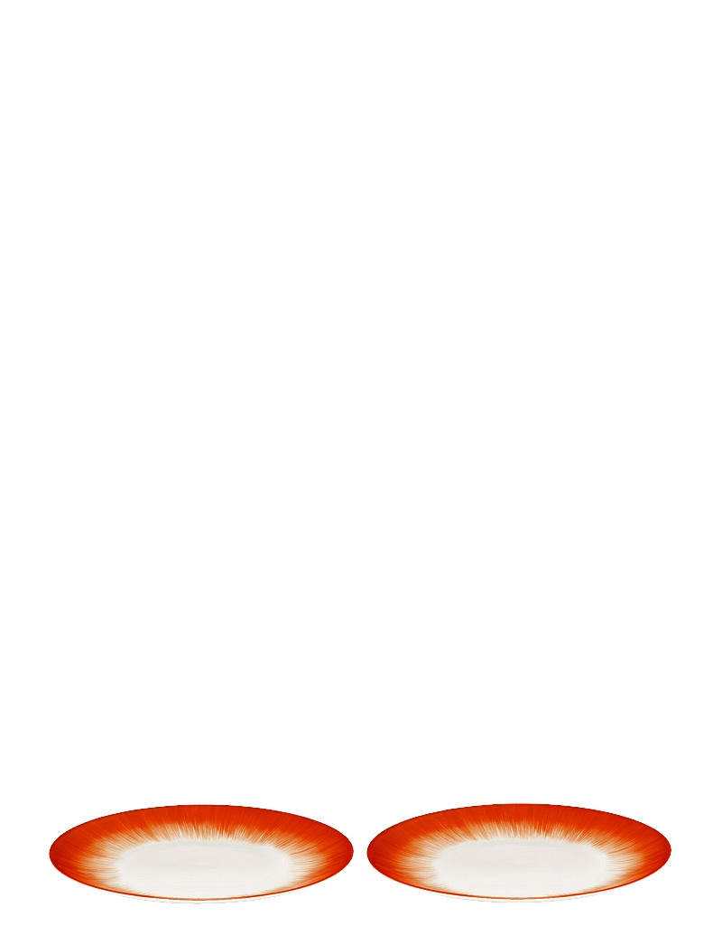 Serax - PLATE DÉ SET/2 - nach preis einkaufen - off-white/red - 0