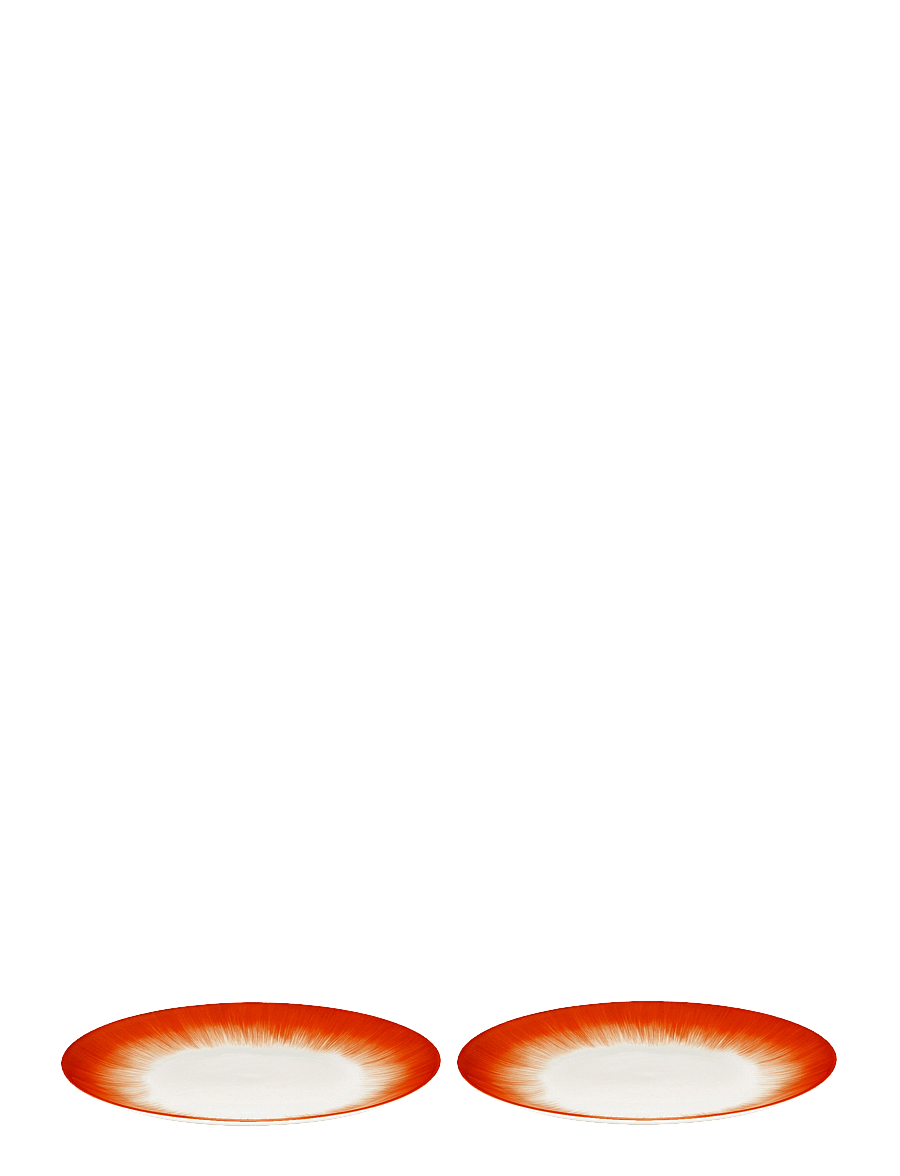 Serax - PLATE DÉ SET/2 - praetaldrikud - off-white/red - 0