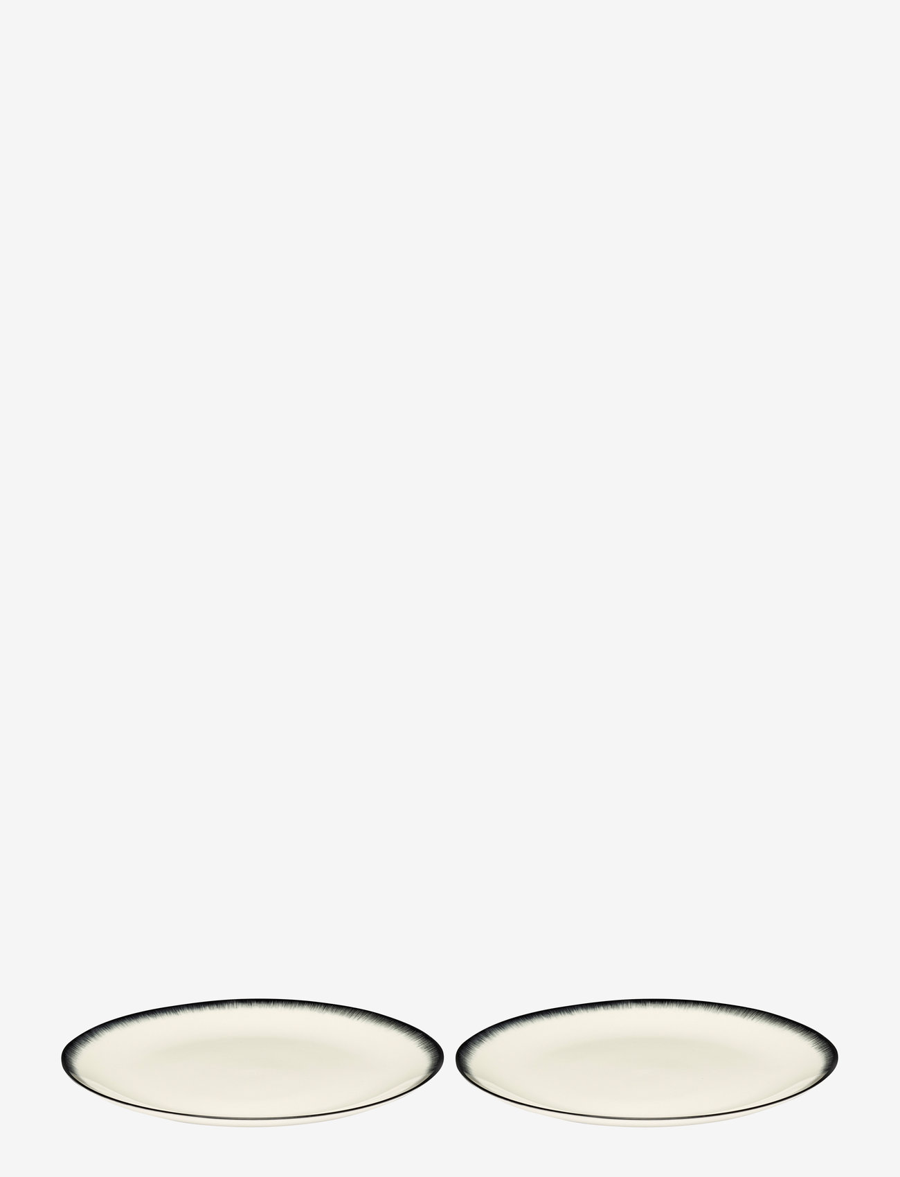 Serax - PLATE DÉ SET/2 - speiseteller - off-white/black - 0