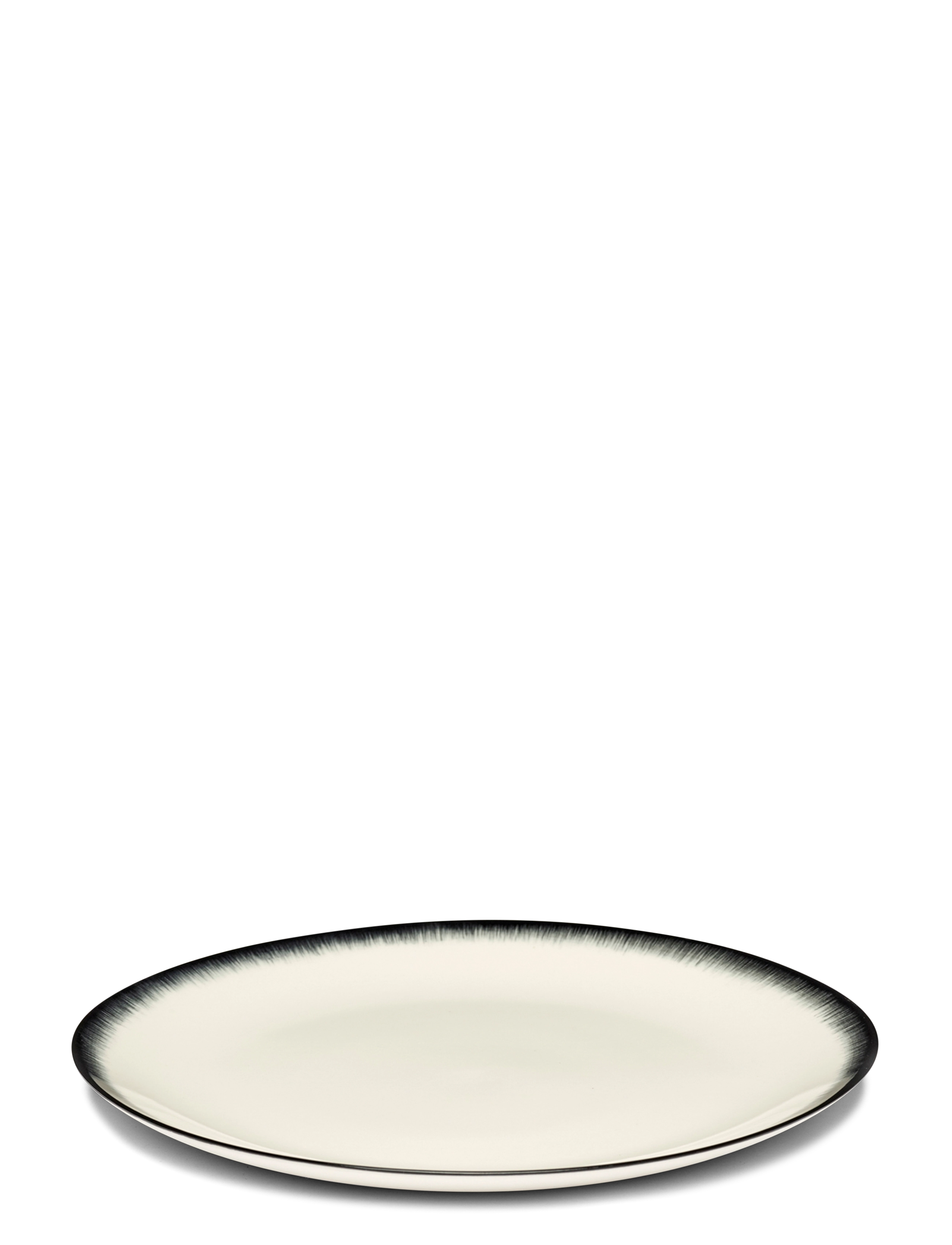 Serax - PLATE DÉ SET/2 - dinner plates - off-white/black - 1