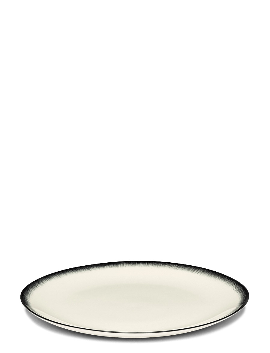 Serax - PLATE DÉ SET/2 - speiseteller - off-white/black - 1