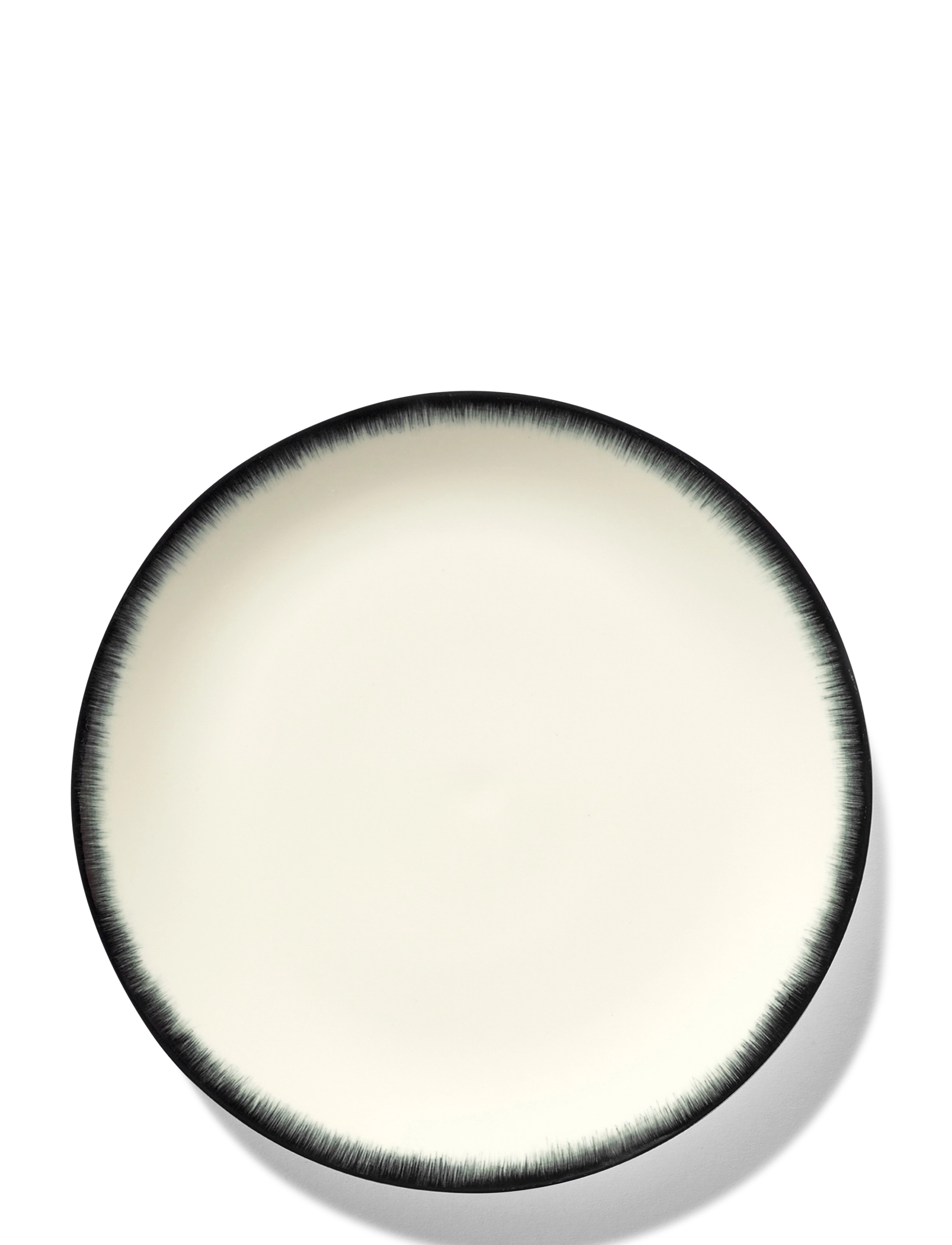Serax - PLATE DÉ SET/2 - dinner plates - off-white/black - 2
