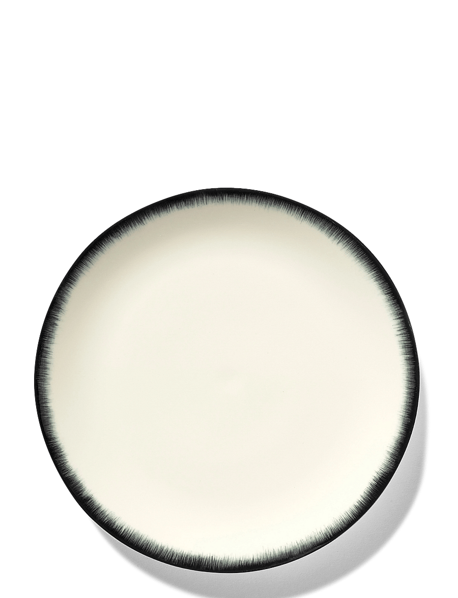 Serax - PLATE DÉ SET/2 - speiseteller - off-white/black - 2