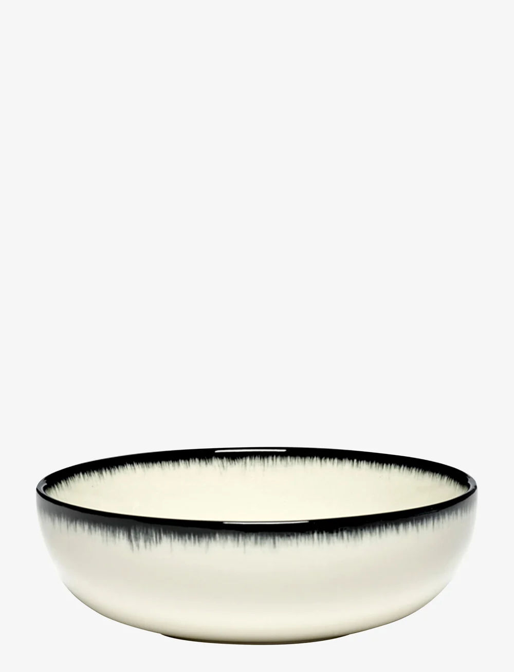 Serax - HIGH PLATE DÉ SET/2 - nach preis einkaufen - off-white/black - 0