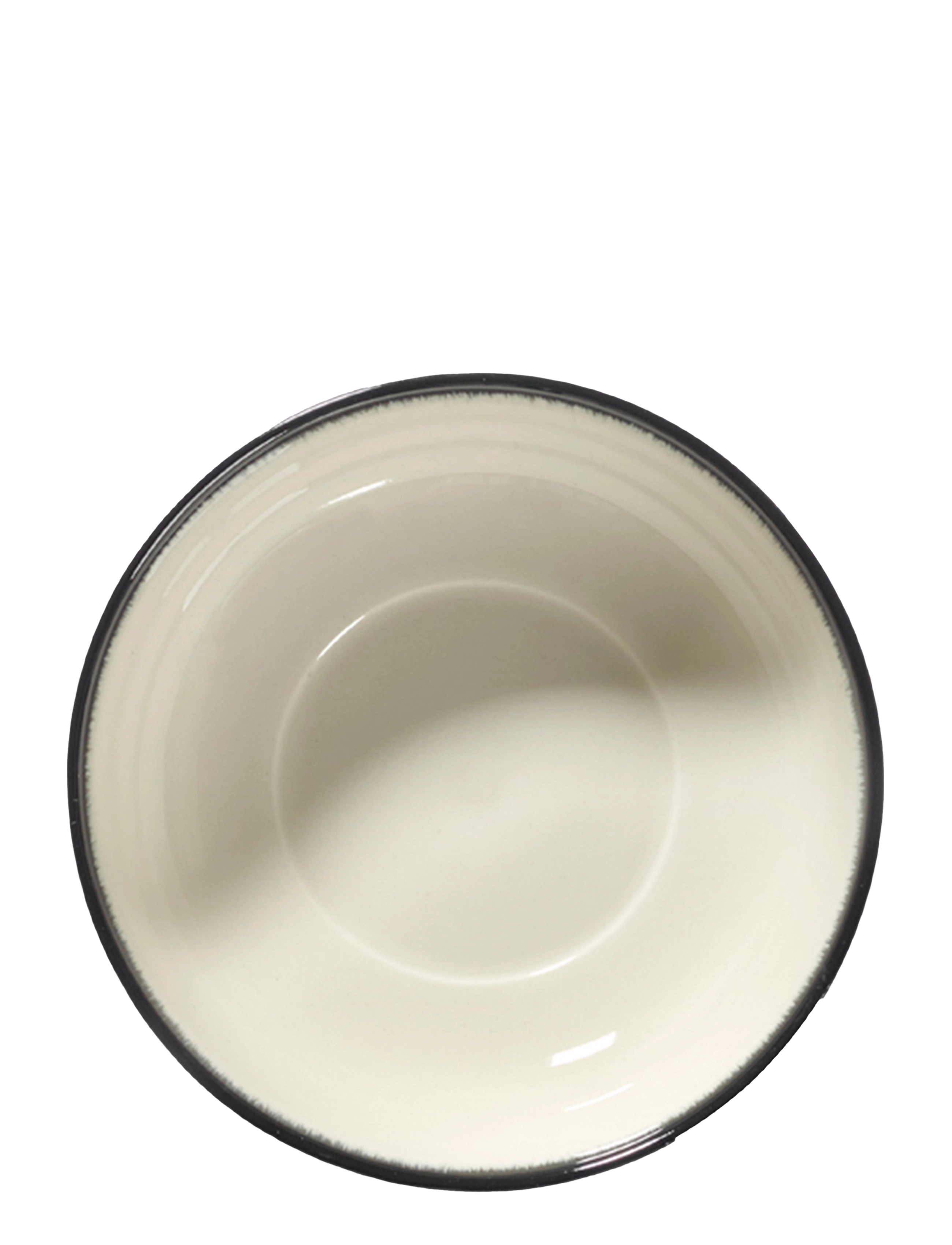 Serax - HIGH PLATE DÉ SET/2 - syvät lautaset - off-white/black - 2