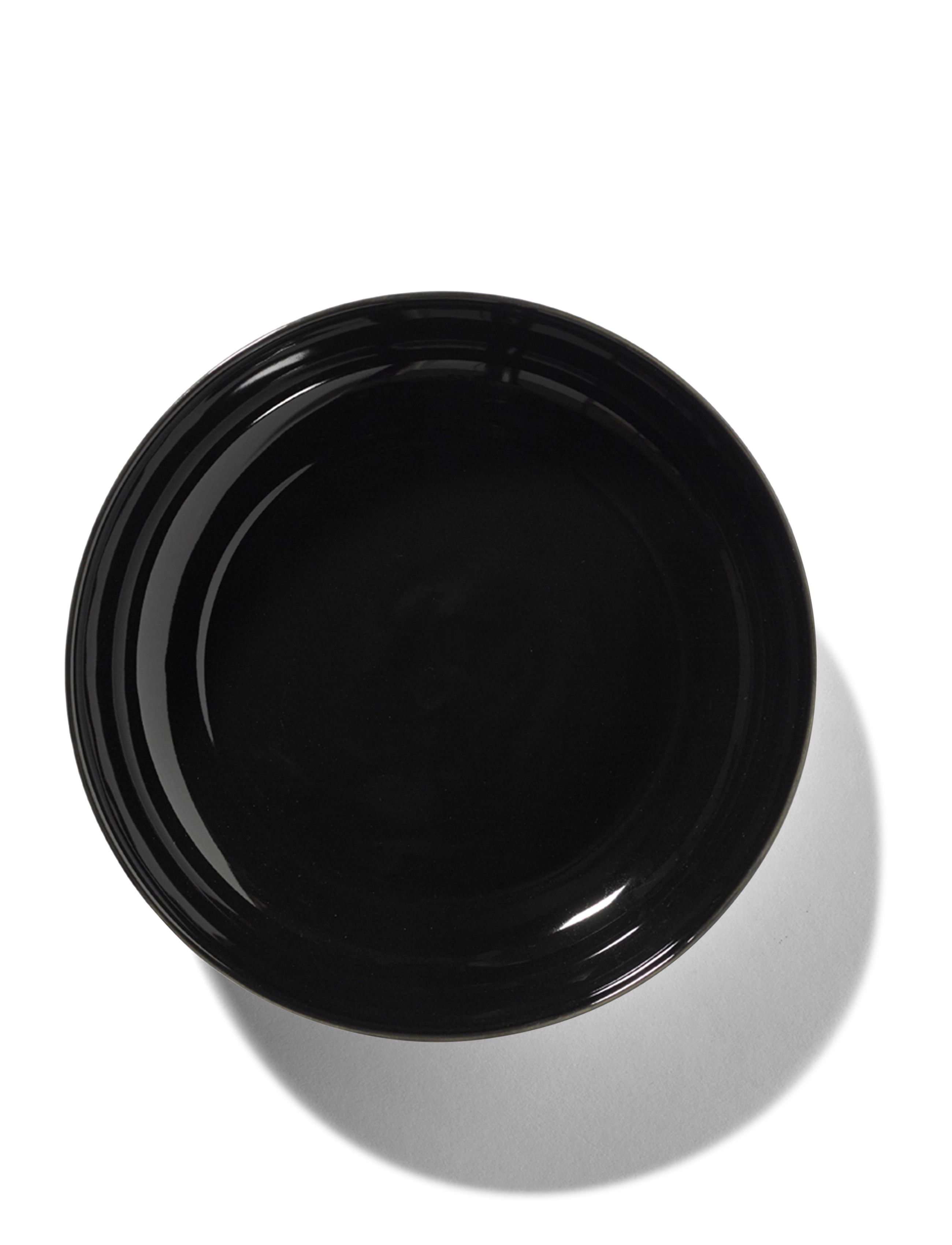 Serax - HIGH PLATE DÉ SET/2 - supitaldrikud - off-white/black - 1