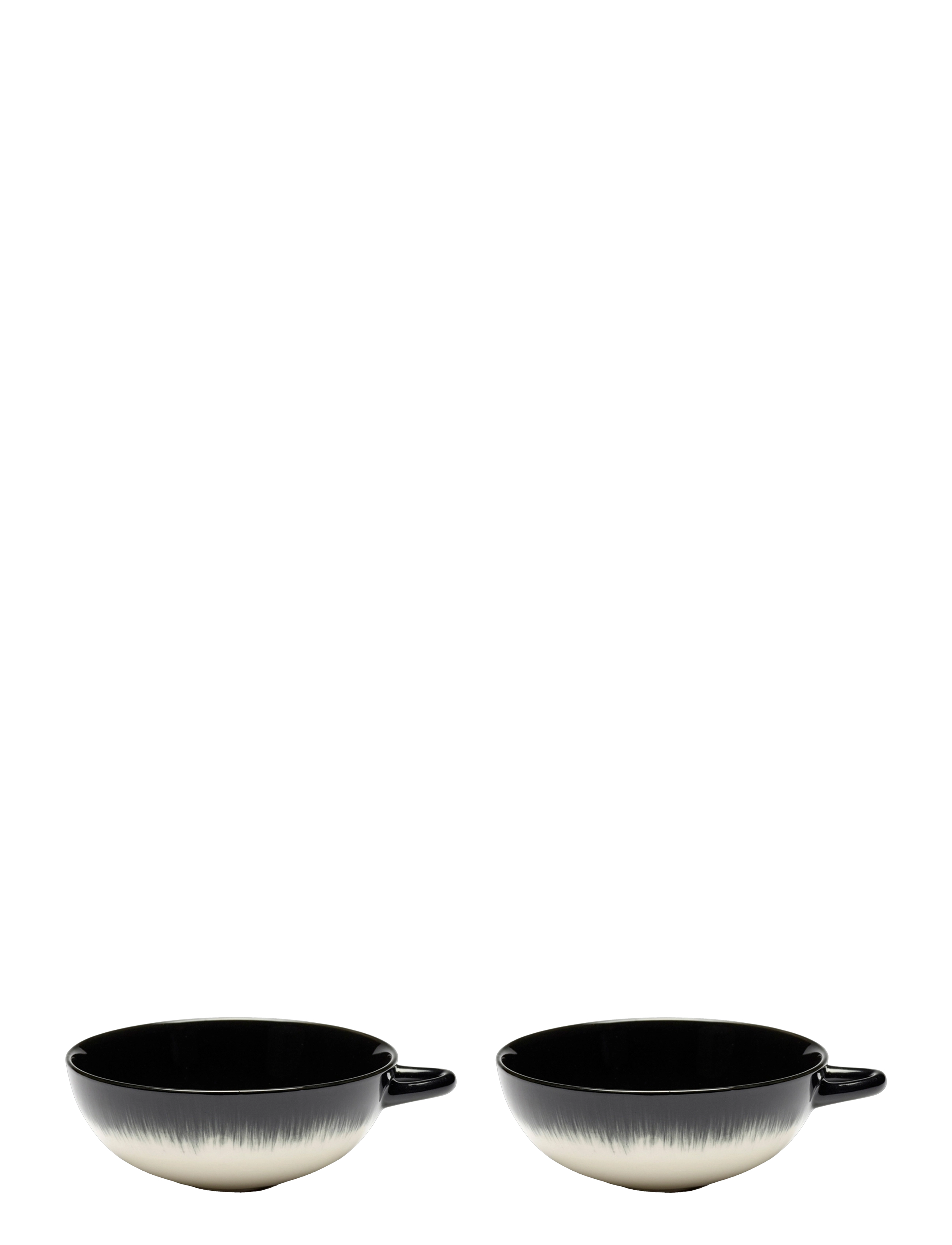 Serax Cup De Set/2, 20 CL, Cups & Mugs, Schwarz - Coffee Cups, Homeware