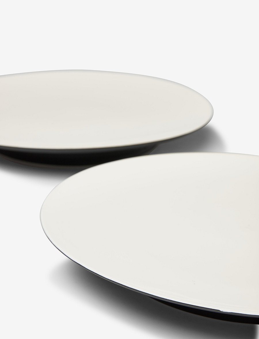 Serax - PLATE RA SET/2 - speiseteller - black white - 1