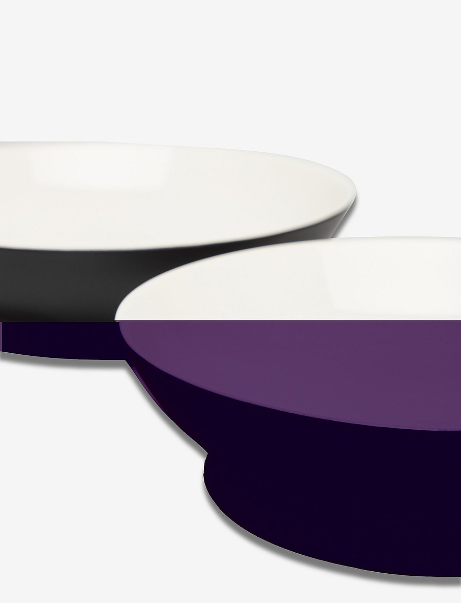 Serax - SOUP BOWL RA SET/2 - tiefe teller - black white - 1