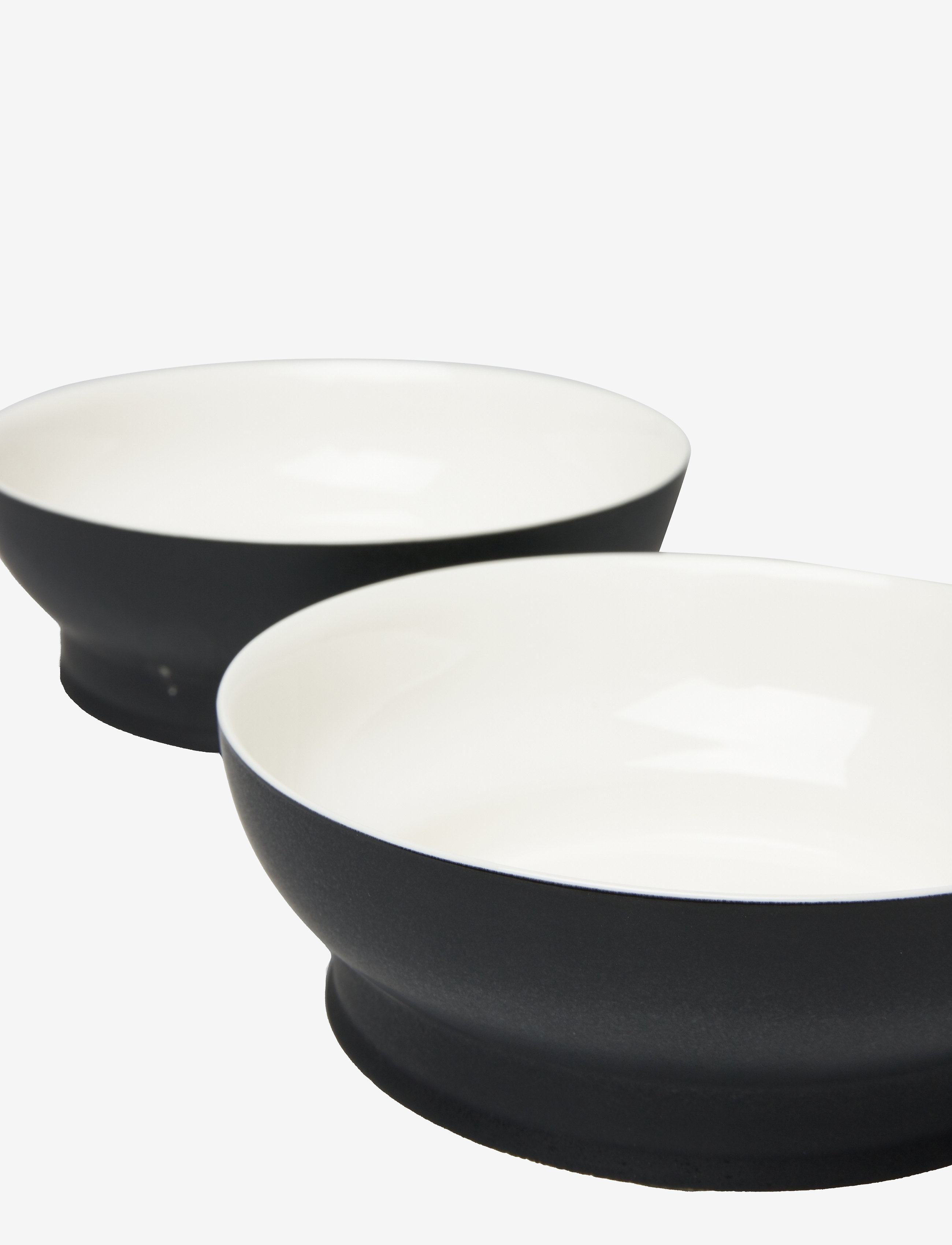 Serax - BOWL RA SET/2 - frukostskålar - black white - 1