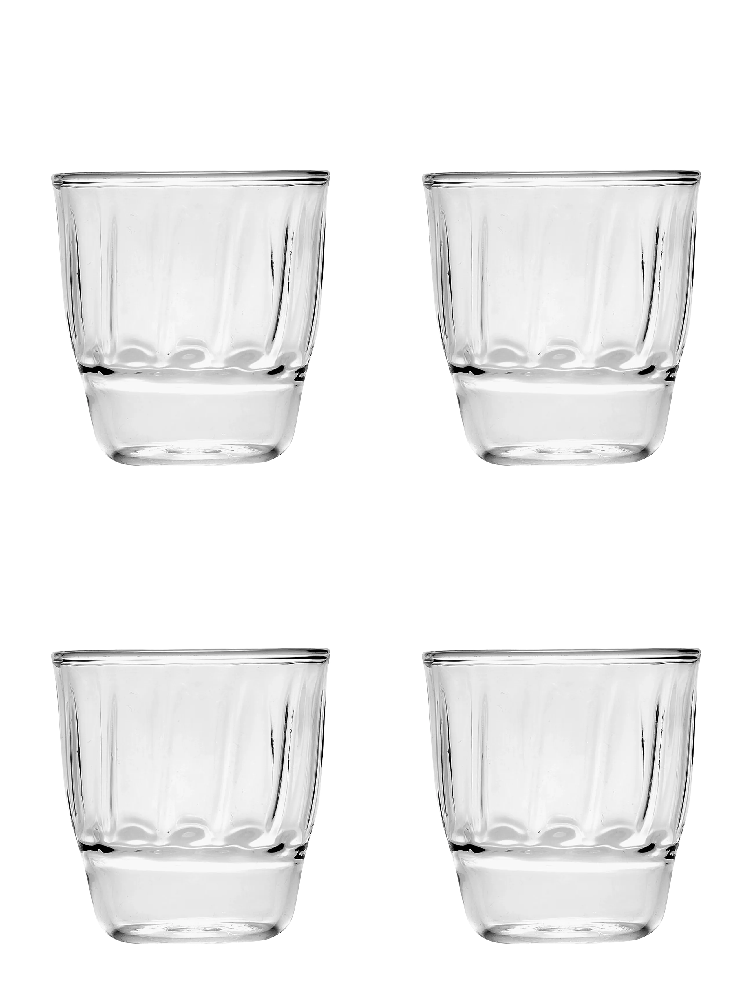 Serax GLASS 01 GREEN YAM collection set/4 - Drinking glasses & tumblers - TRANSPARENT / clear