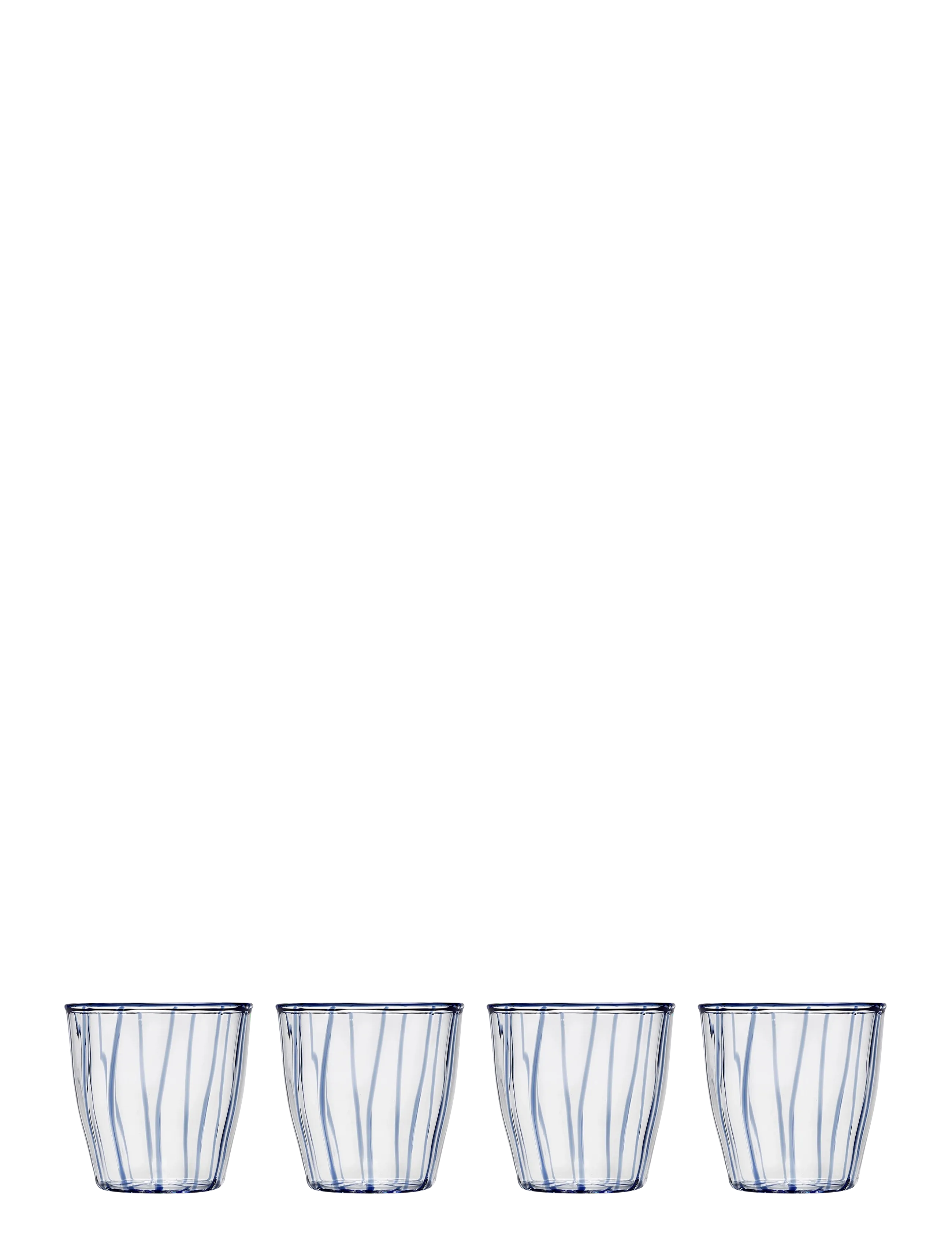 Serax Glass 02 Transparent Gigi Set/4, Drikkeglas, Blå, Str: ONE SIZE