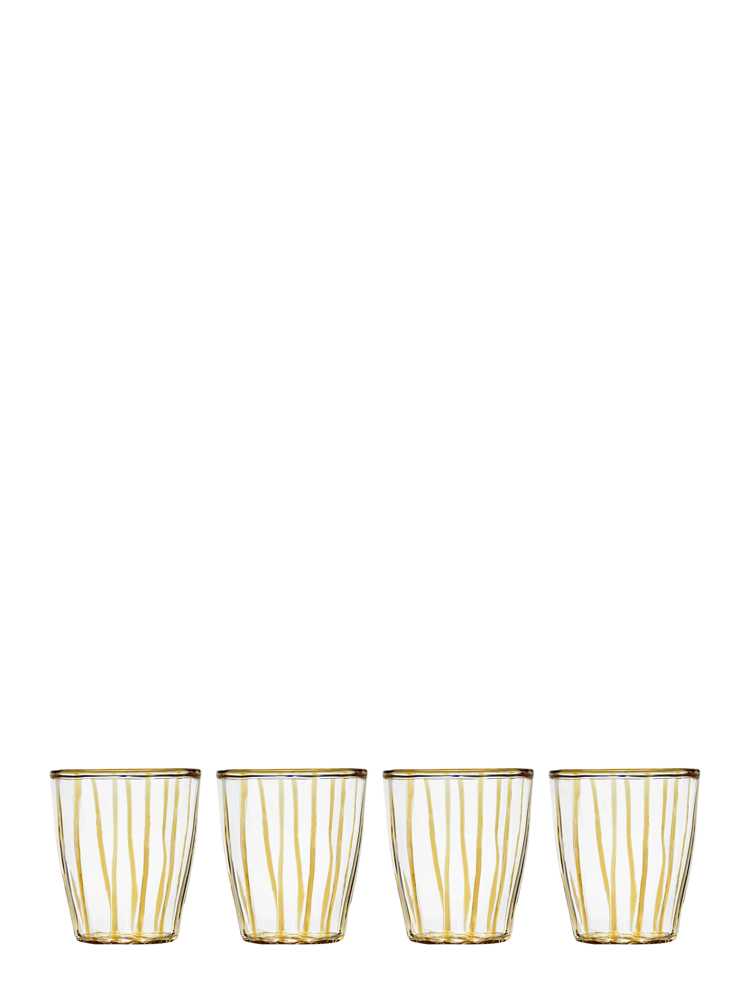 Serax Glass 02 Transparent Gigi Set/4, Drikkeglas, Gul, Str: SET