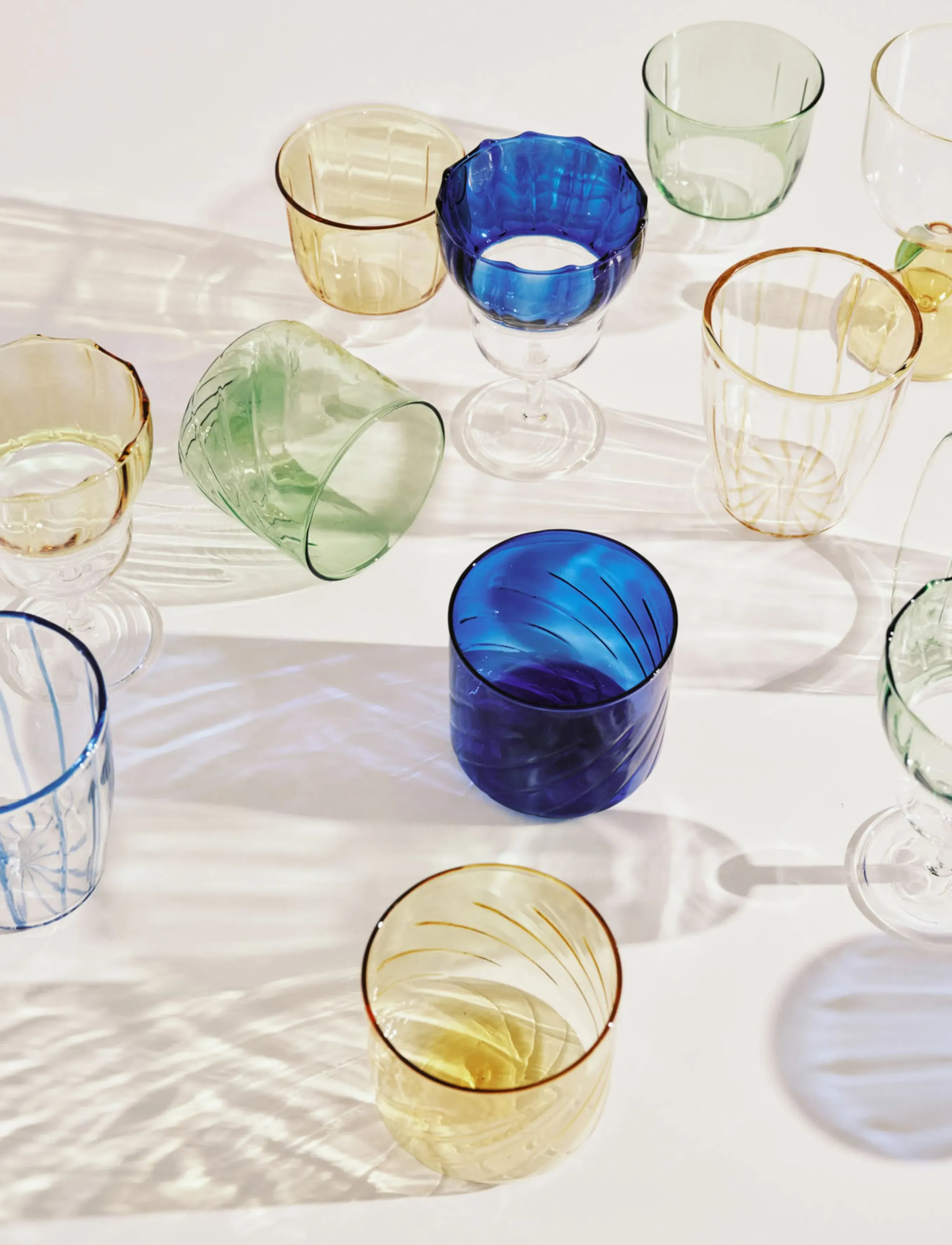 Serax Glass 03 Transparent Nabucho Set/4, One Size, Glass, Gelb - Drinking Homeware