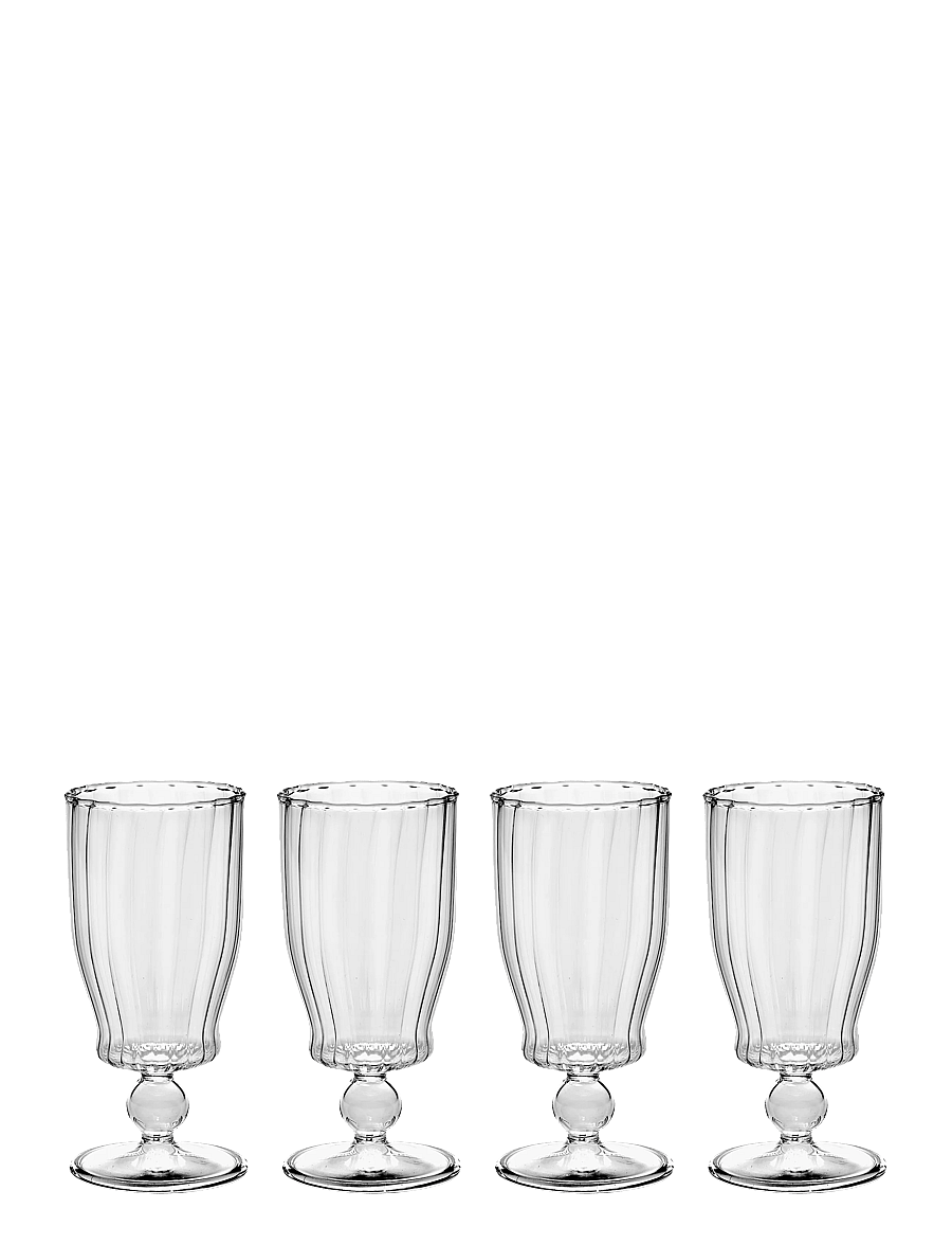 Serax - WINE GLASS 08 TRANSPARENT BUBBLE set/4 - valge veini pokaalid - transparent - 1