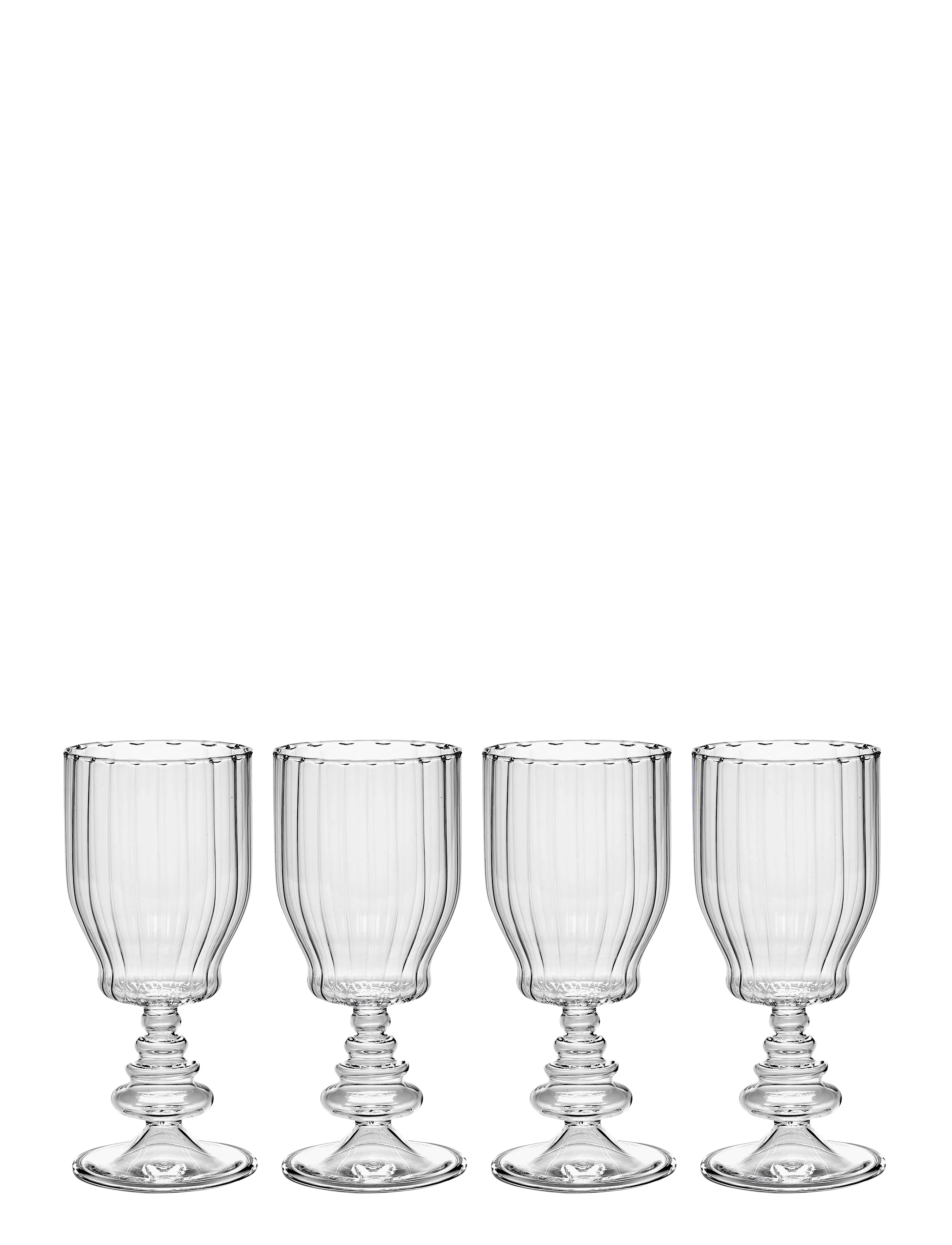 Serax WINE GLASS 09 TRANSPARENT BUBBLE collection set/4 - Veiniklaasid - TRANSPARENT / clear