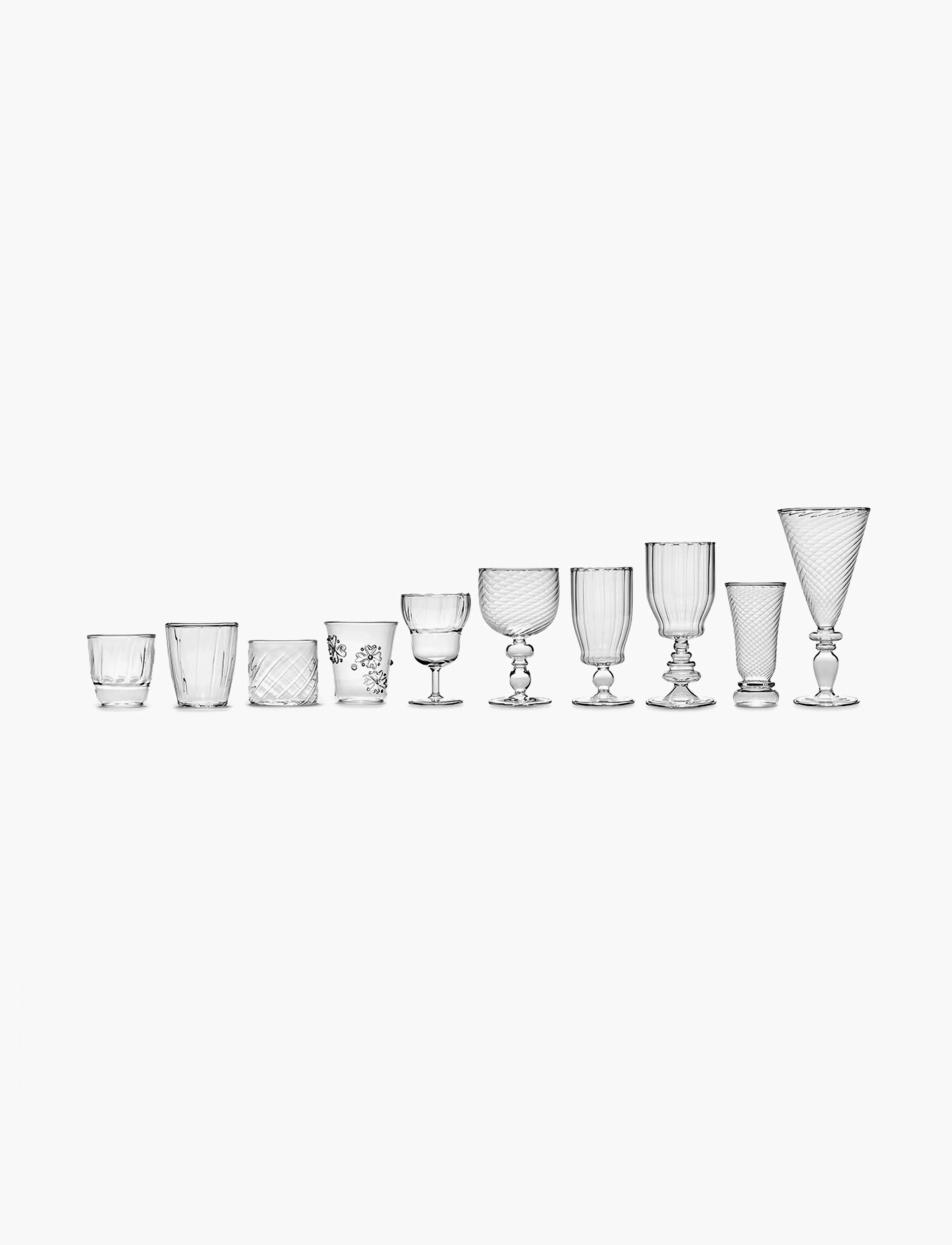 Serax - COUPE 11 TRANSPARENT NABUCHO set/4 - joogiklaasid - transparent - 3