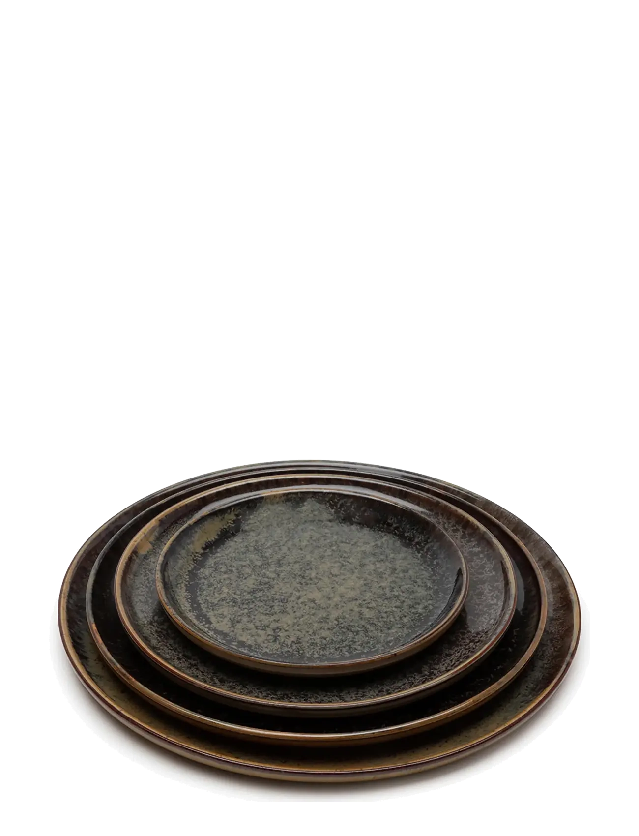 Serax - PLATE M INDI GREY SURFACE set/4 - grey - 3