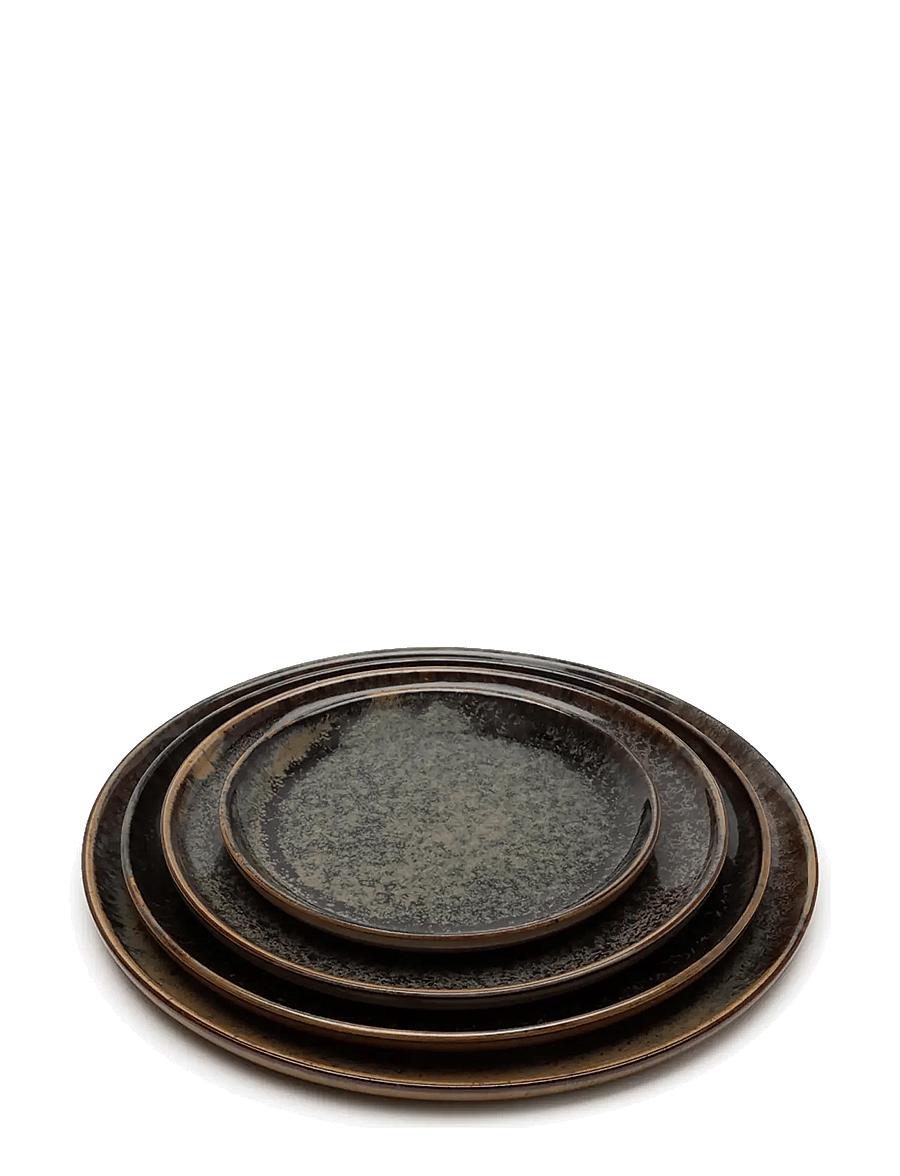 Serax - PLATE M INDI GREY SURFACE set/4 - grey - 3