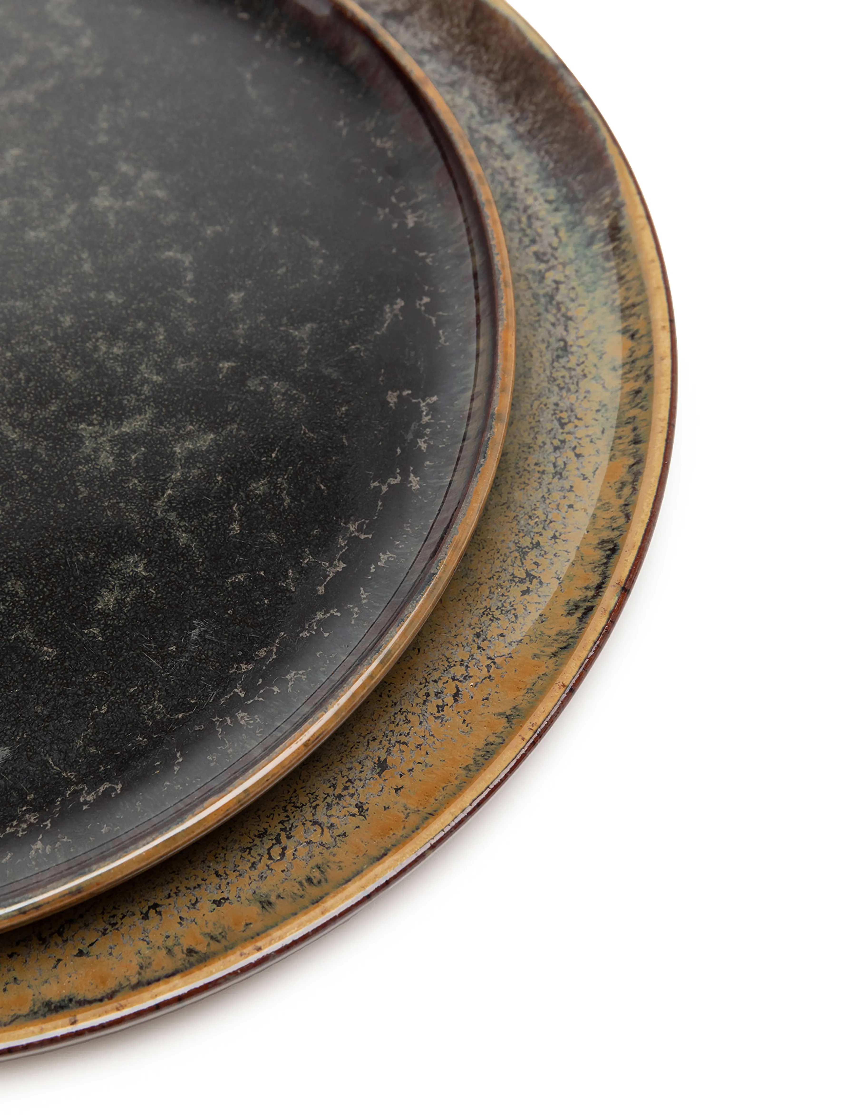 Serax - PLATE M INDI GREY SURFACE set/4 - grey - 5