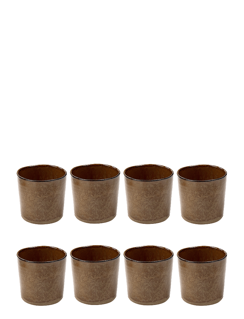 Serax - CUP MERCI N°9 SET/8 - kaffetassen - brown - 0