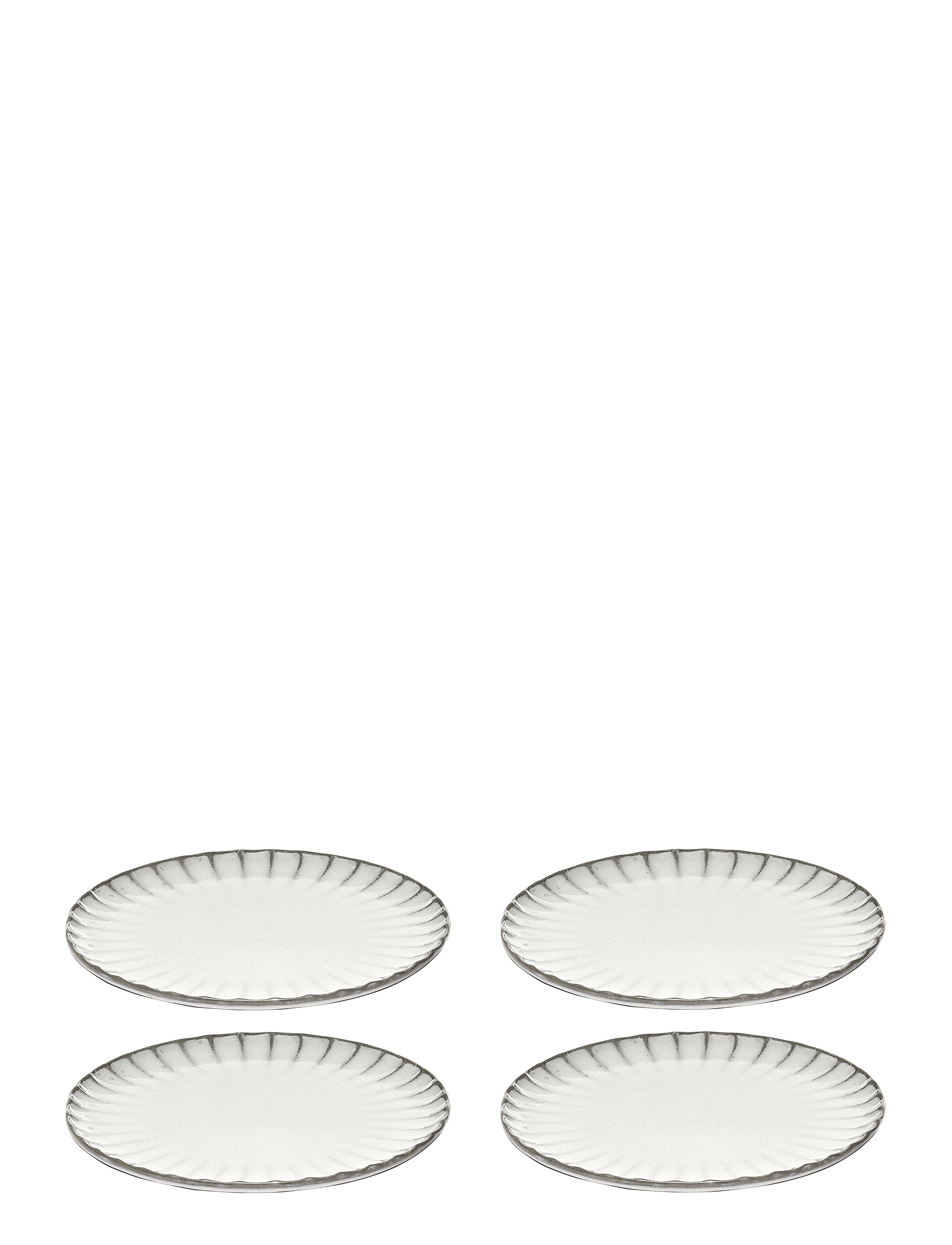 Serax Plate S Inku By Sergio Herman Set/4, Ø 18 cm, Cream, Tallerkener > Middagstallerkener, Unisex