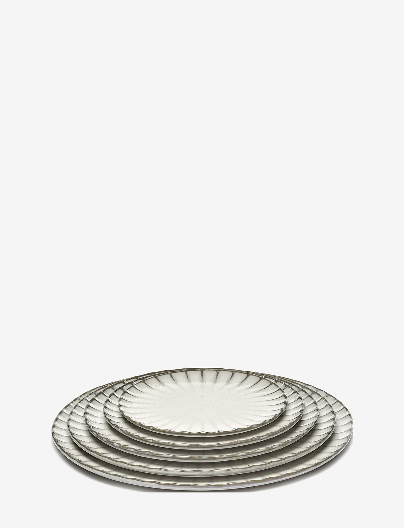 Serax - PLATE S INKU BY SERGIO HERMAN SET/4 - nach preis einkaufen - white - 1