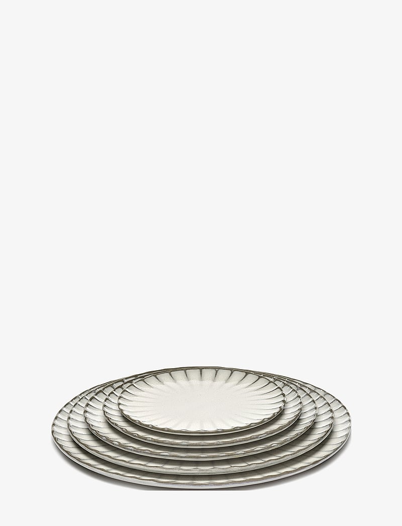 Serax - PLATE S INKU BY SERGIO HERMAN SET/4 - nach preis einkaufen - white - 1