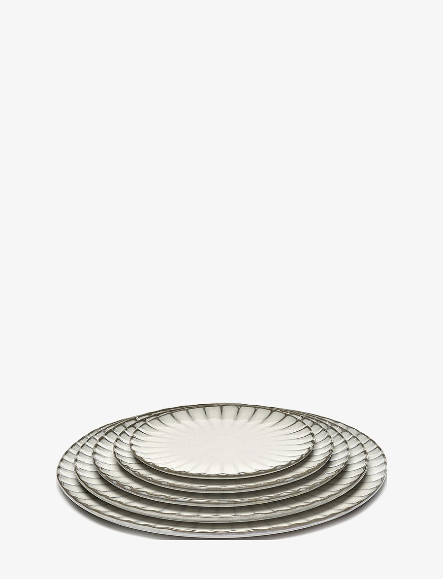 Serax - PLATE S INKU BY SERGIO HERMAN SET/4 - frühstücksteller - white - 1