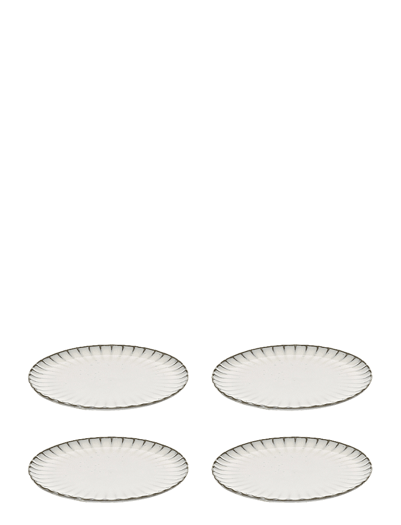 Serax - PLATE M INKU BY SERGIO HERMAN SET/4 - frühstücksteller - white - 0