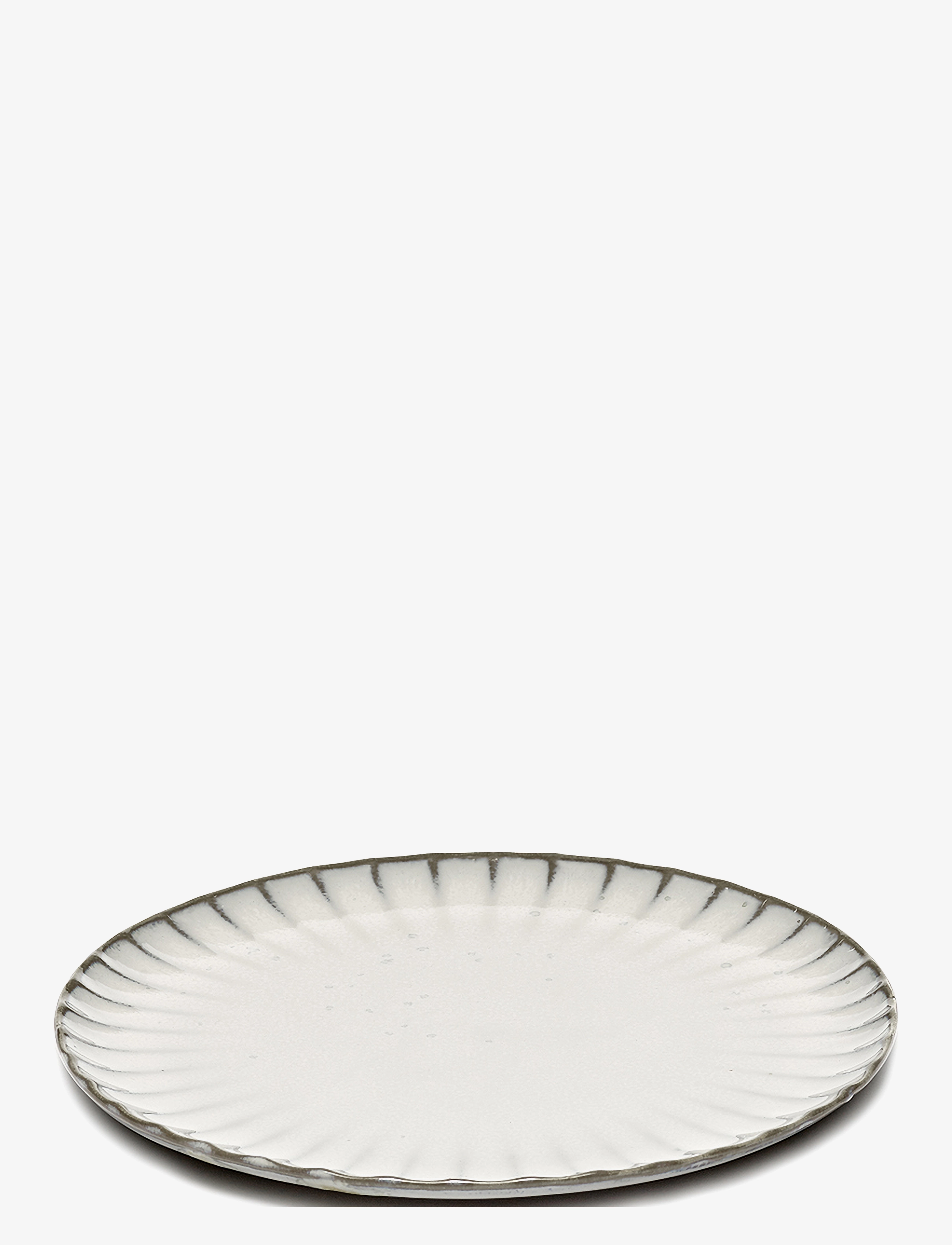 Serax - PLATE M INKU BY SERGIO HERMAN SET/4 - leipälautaset - white - 1