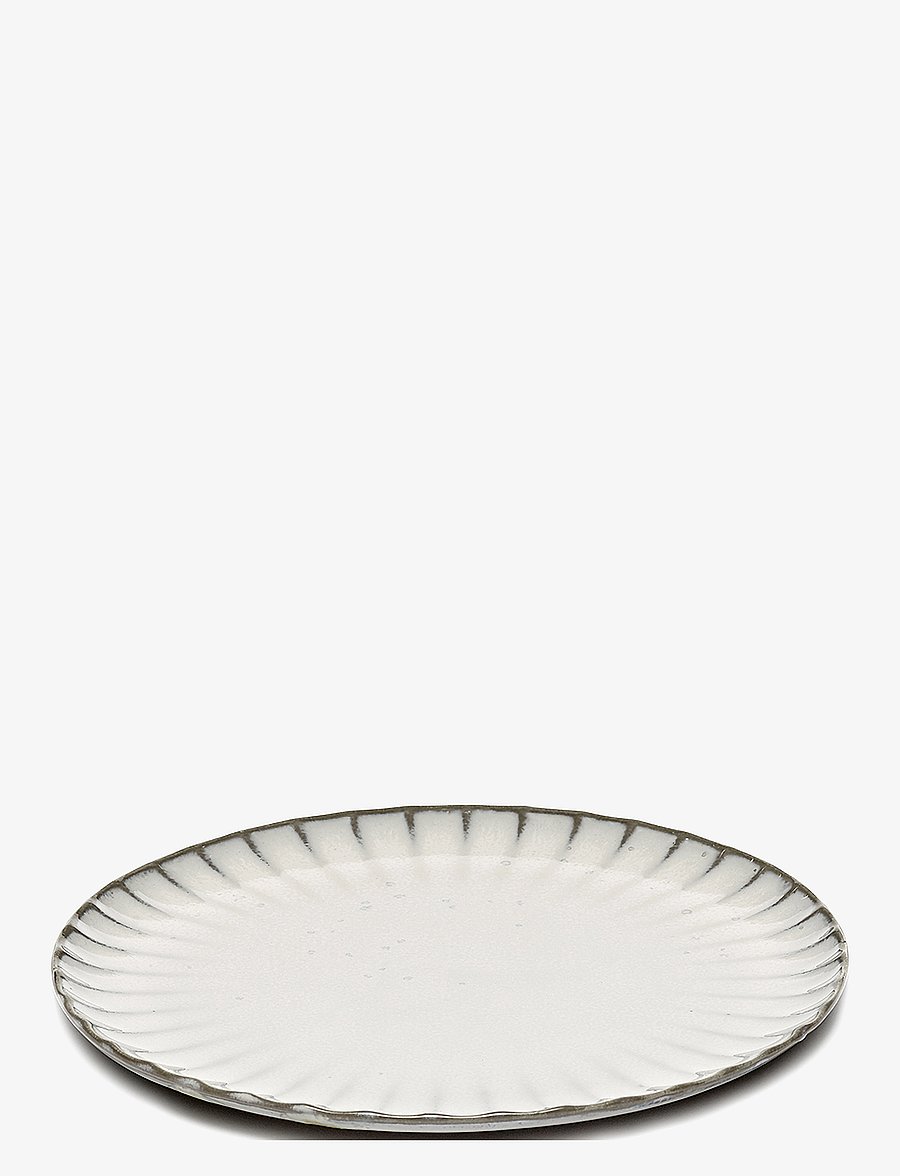 Serax - PLATE M INKU BY SERGIO HERMAN SET/4 - frühstücksteller - white - 1