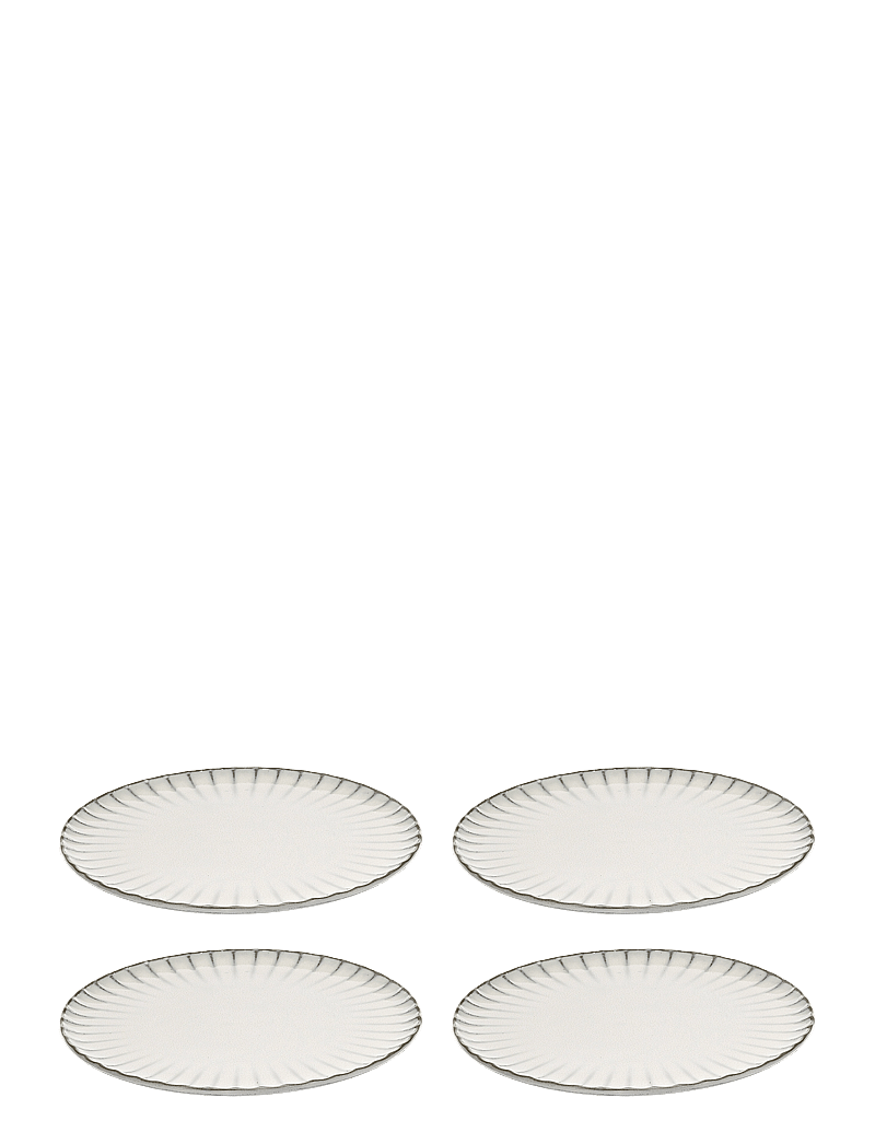 Serax - PLATE L INKU BY SERGIO HERMAN SET/4 - frühstücksteller - white - 0