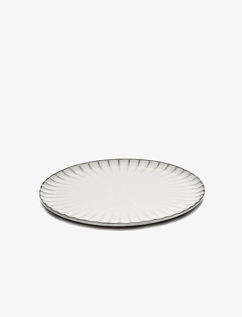 Serax - PLATE L INKU BY SERGIO HERMAN SET/4 - frühstücksteller - white - 1