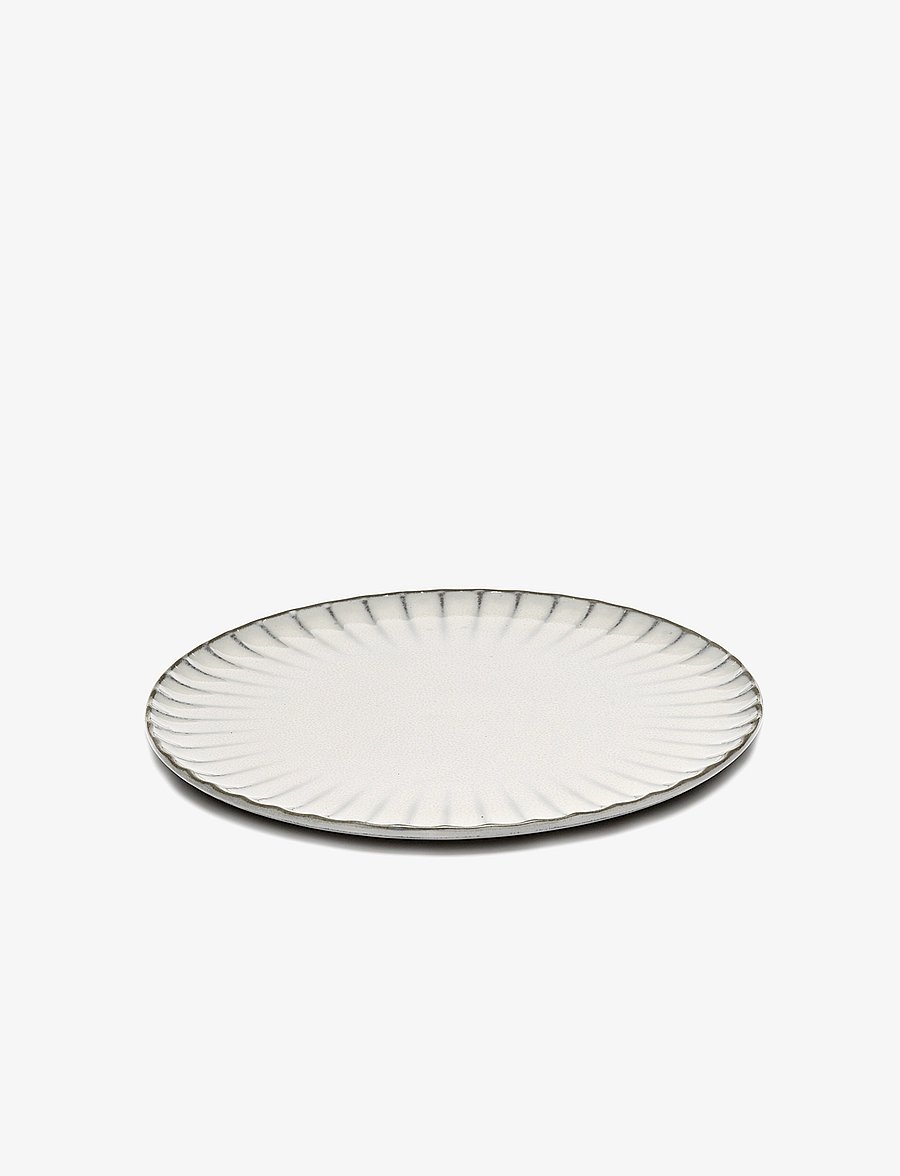 Serax - PLATE L INKU BY SERGIO HERMAN SET/4 - frühstücksteller - white - 1