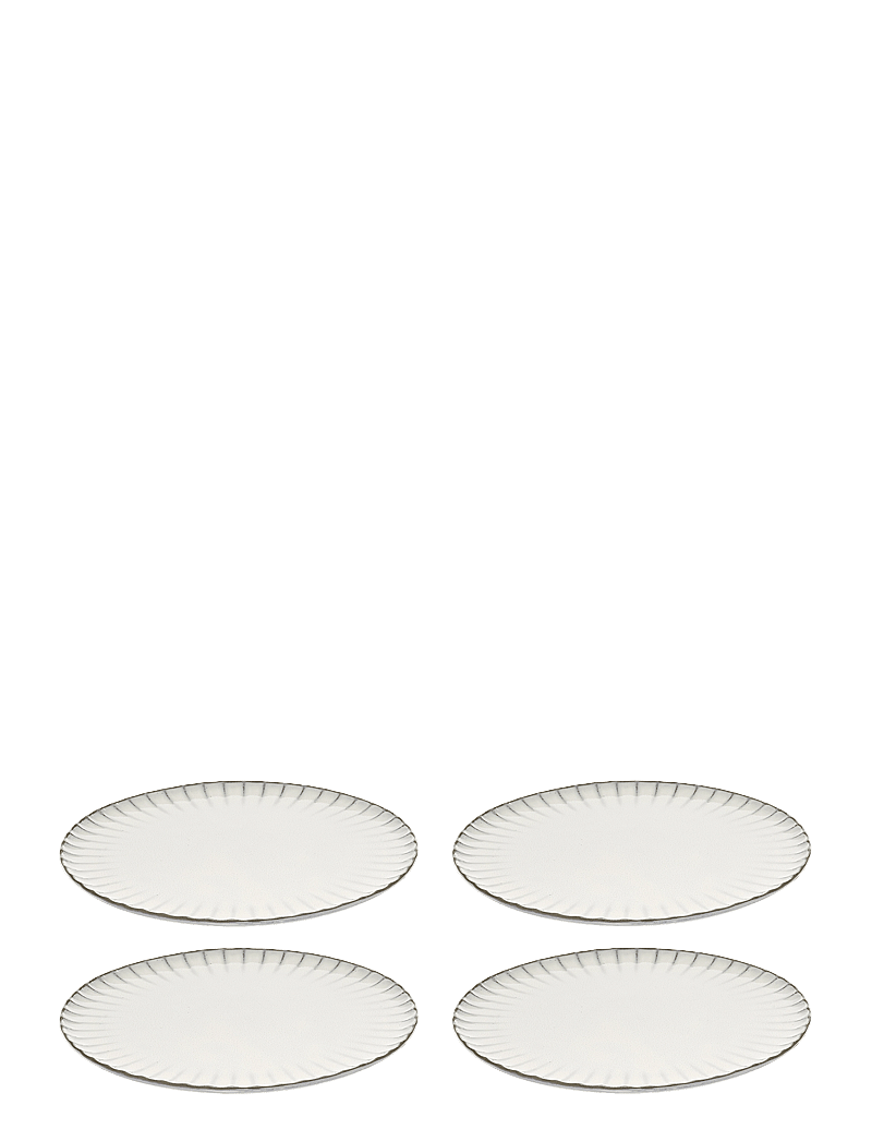 Serax - PLATE XL INKU BY SERGIO HERMAN SET/4 - speiseteller - white - 0