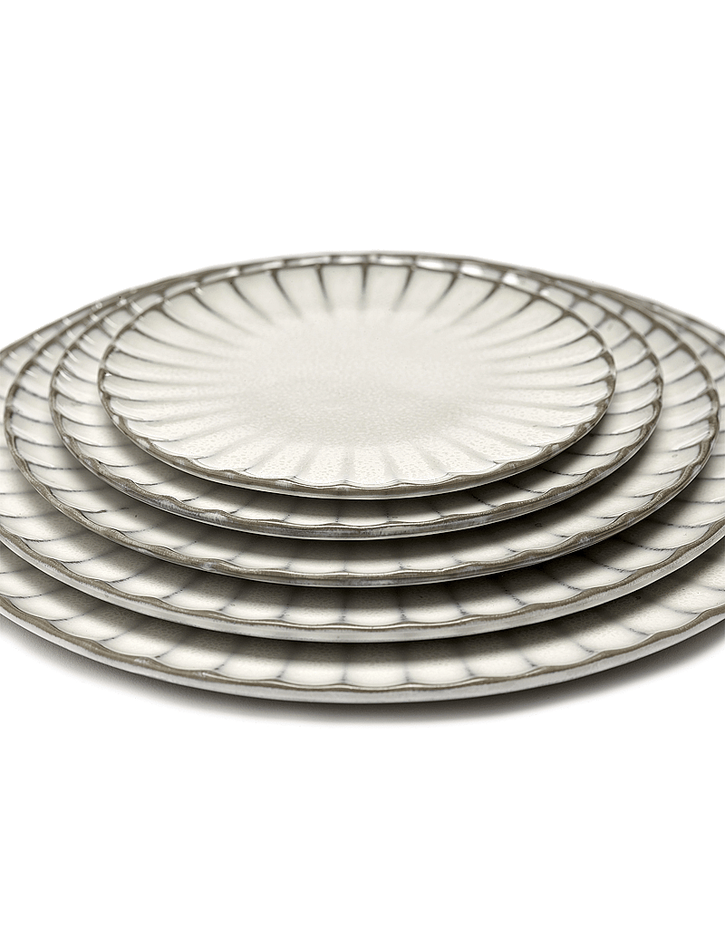Serax - PLATE XL INKU BY SERGIO HERMAN SET/4 - speiseteller - white - 1