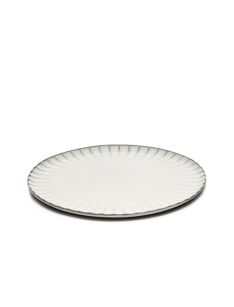 Serax - PLATE XL INKU BY SERGIO HERMAN SET/4 - speiseteller - white - 2