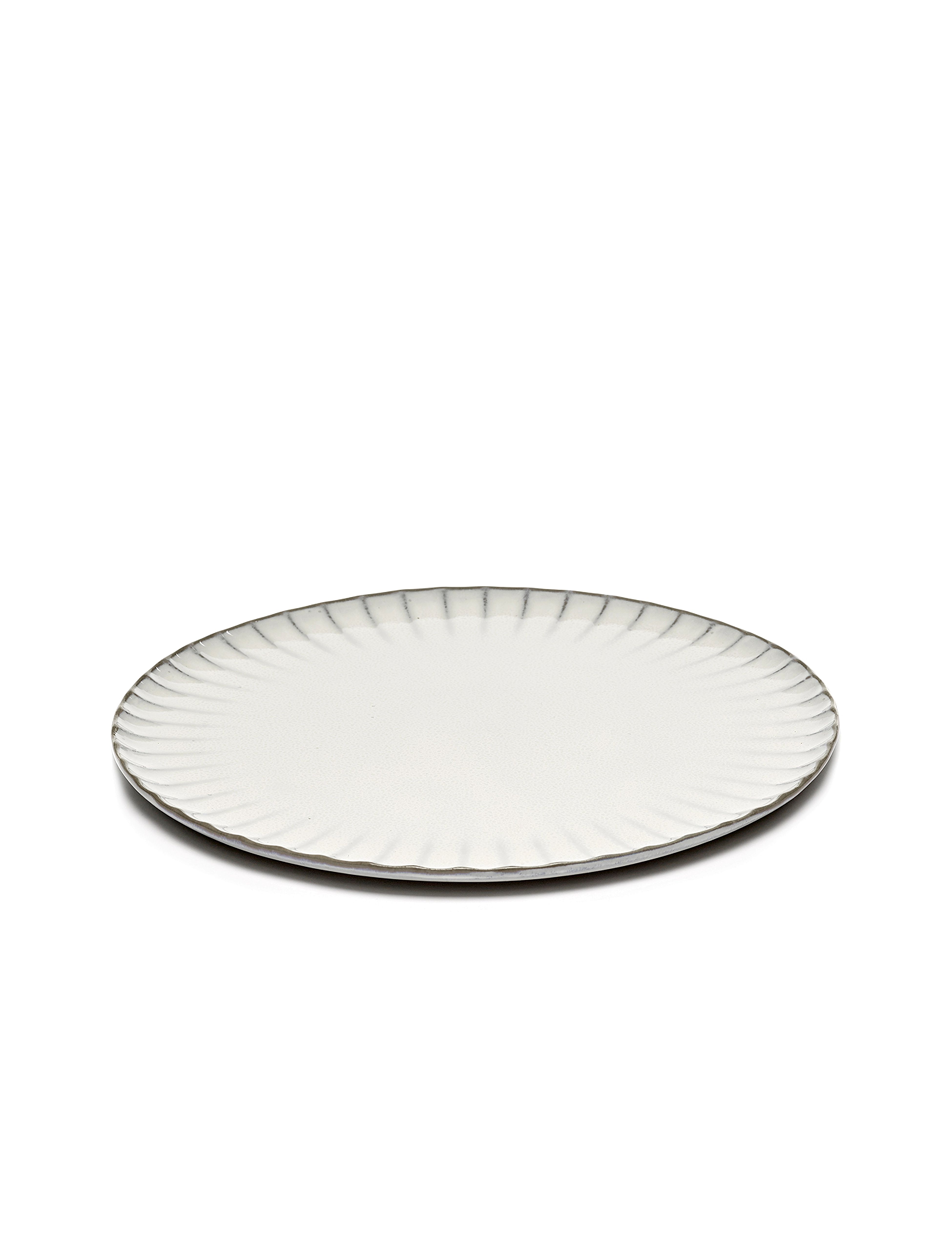 Serax - PLATE XL INKU BY SERGIO HERMAN SET/4 - middagstallerkener - white - 2