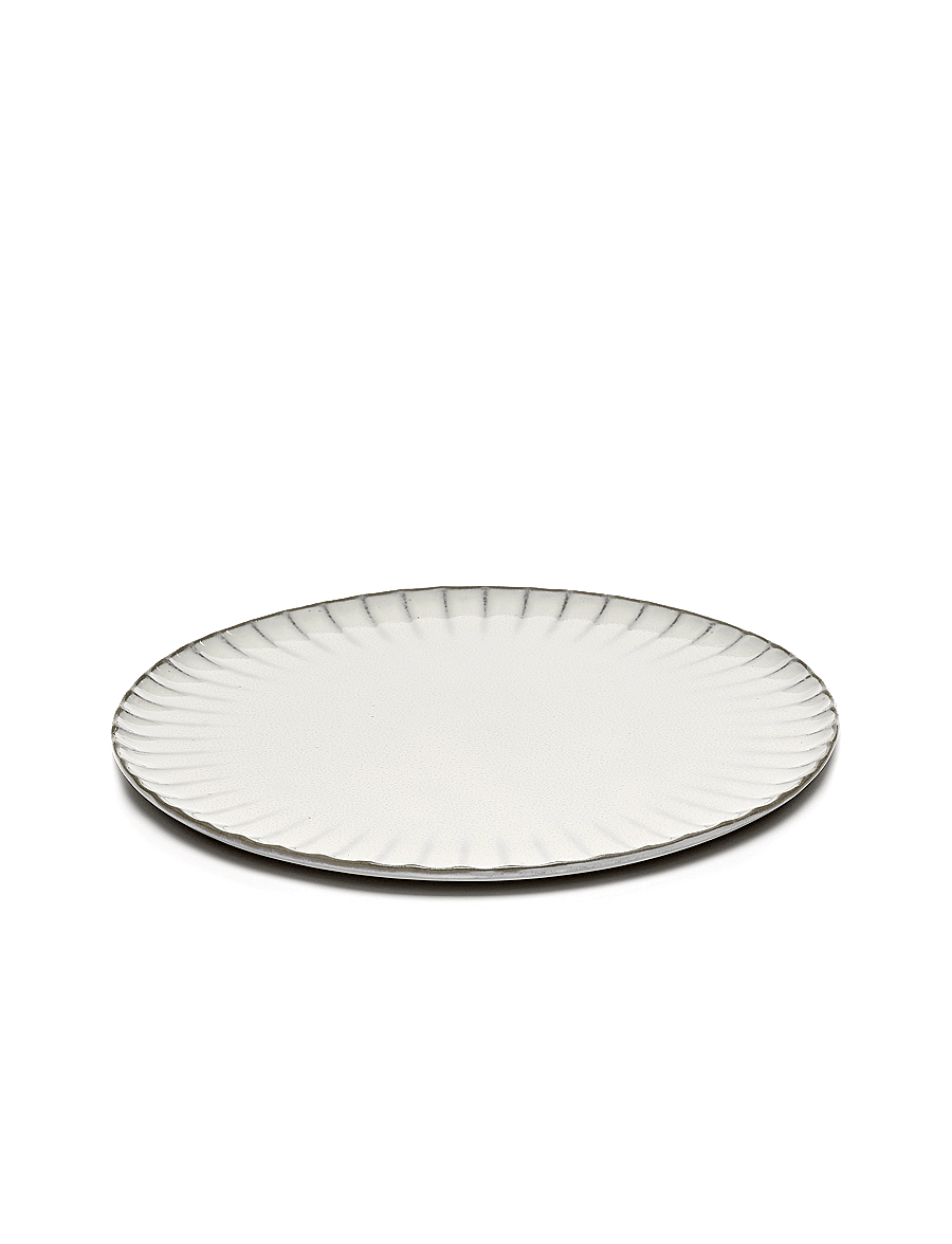 Serax - PLATE XL INKU BY SERGIO HERMAN SET/4 - speiseteller - white - 3