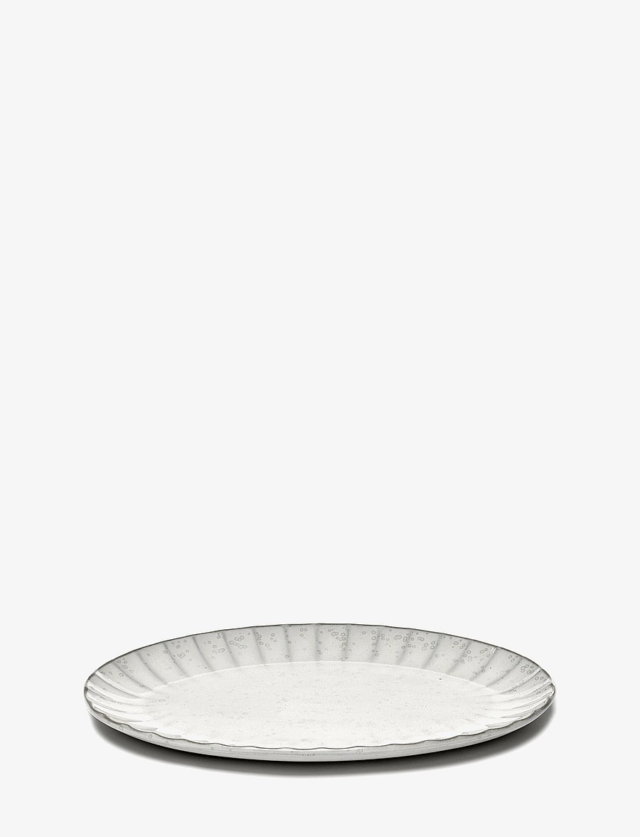 Serax - PLATE OVAL L INKU BY SERGIO HERMAN SET/2 - servierplatten - white - 2