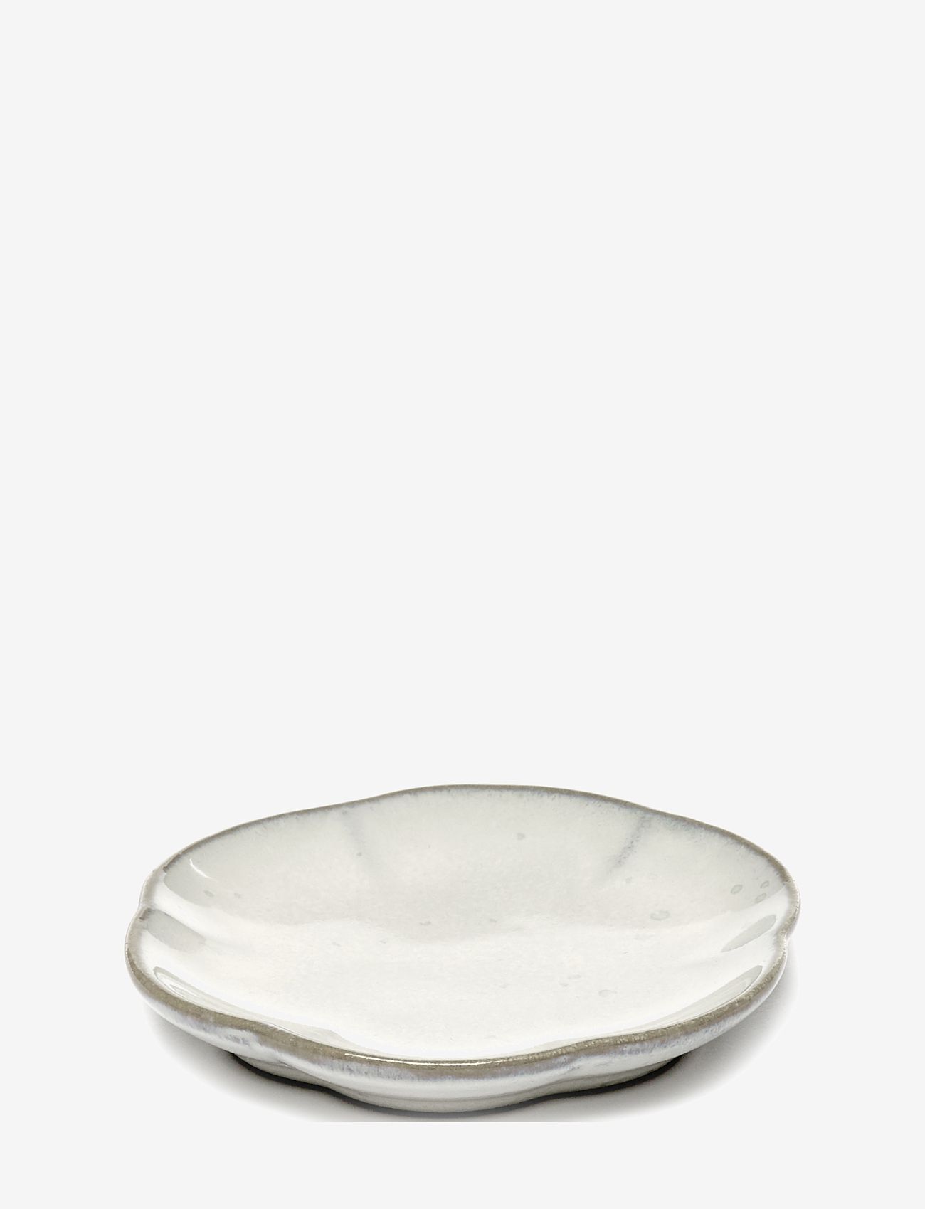 Serax - PLATE RIBBED S INKU BY SERGIO HERMAN SET/4 - frühstücksteller - white - 2