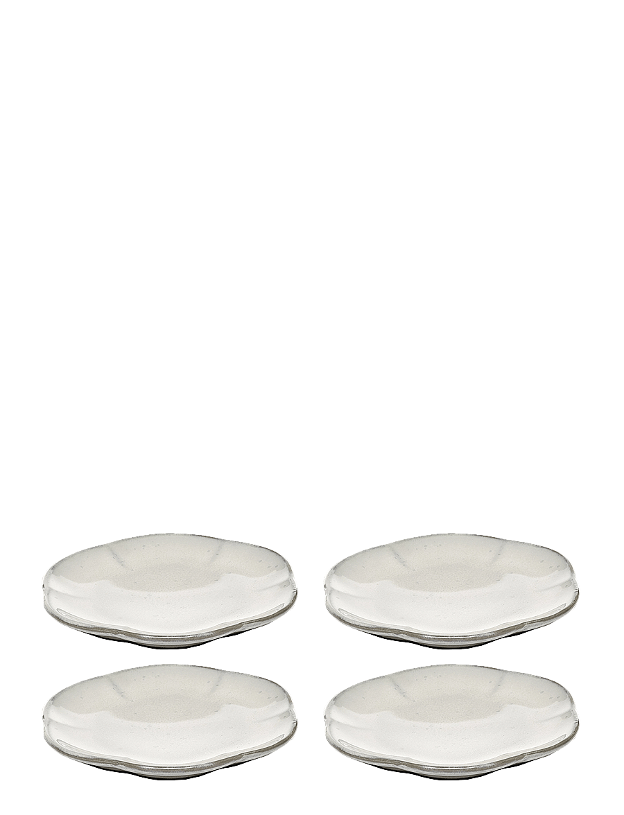 Serax - PLATE RIBBED M INKU BY SERGIO HERMAN SET/4 - frühstücksteller - white - 0