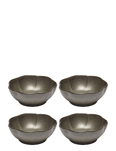 Serax BOWL RIBBED L GREEN INKU BY SERGIO HERMAN SET/4 - Müslischalen - GREEN / green