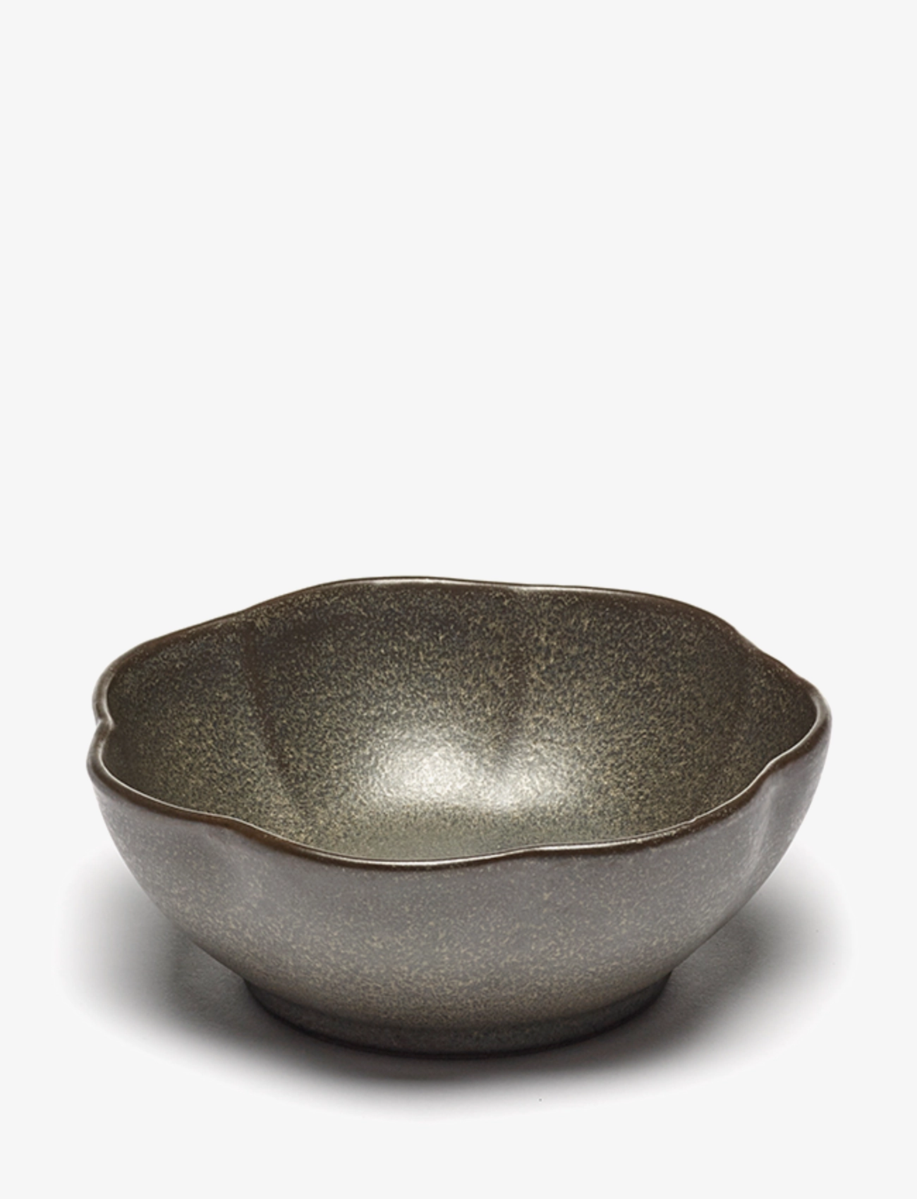 Serax - BOWL RIBBED L GREEN INKU BY SERGIO HERMAN SET/4 - frukostskålar - green - 3