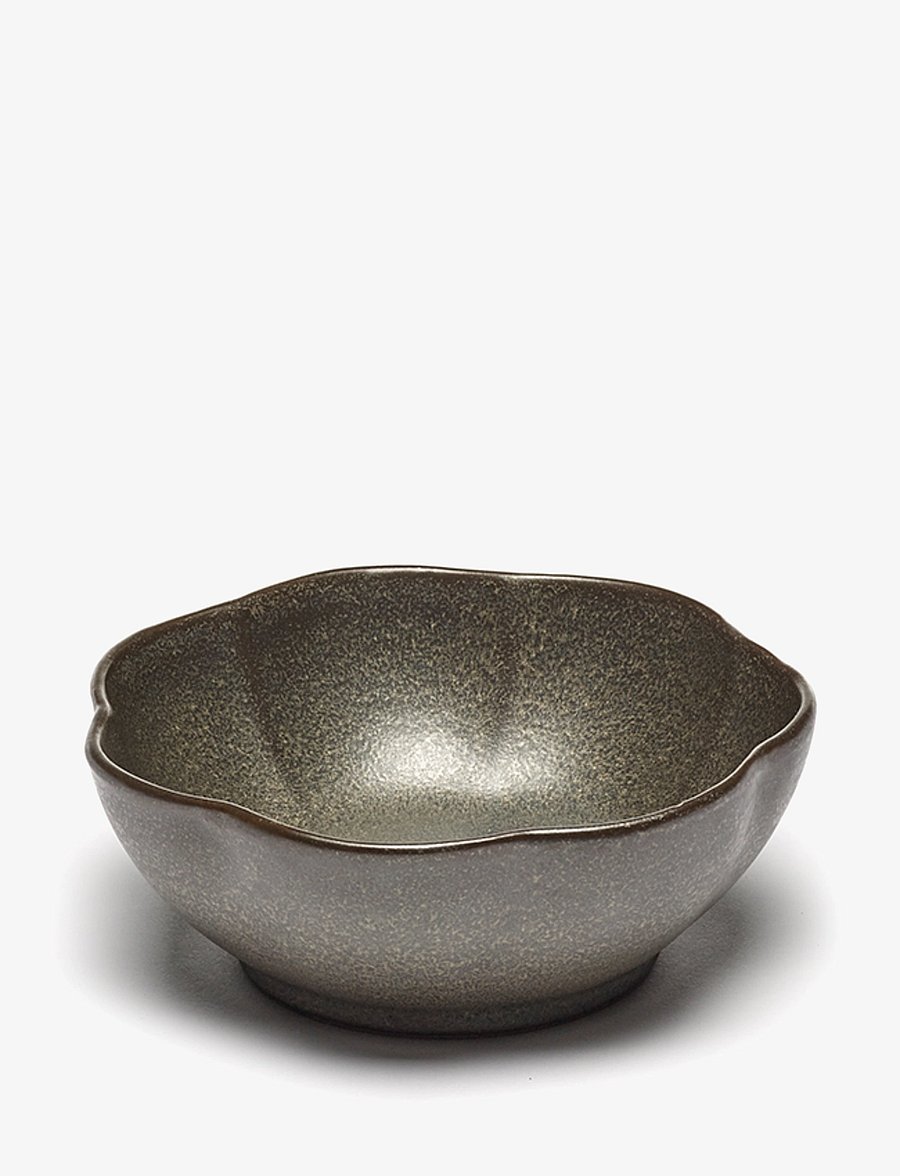 Serax - BOWL RIBBED L GREEN INKU BY SERGIO HERMAN SET/4 - müslischalen - green - 3